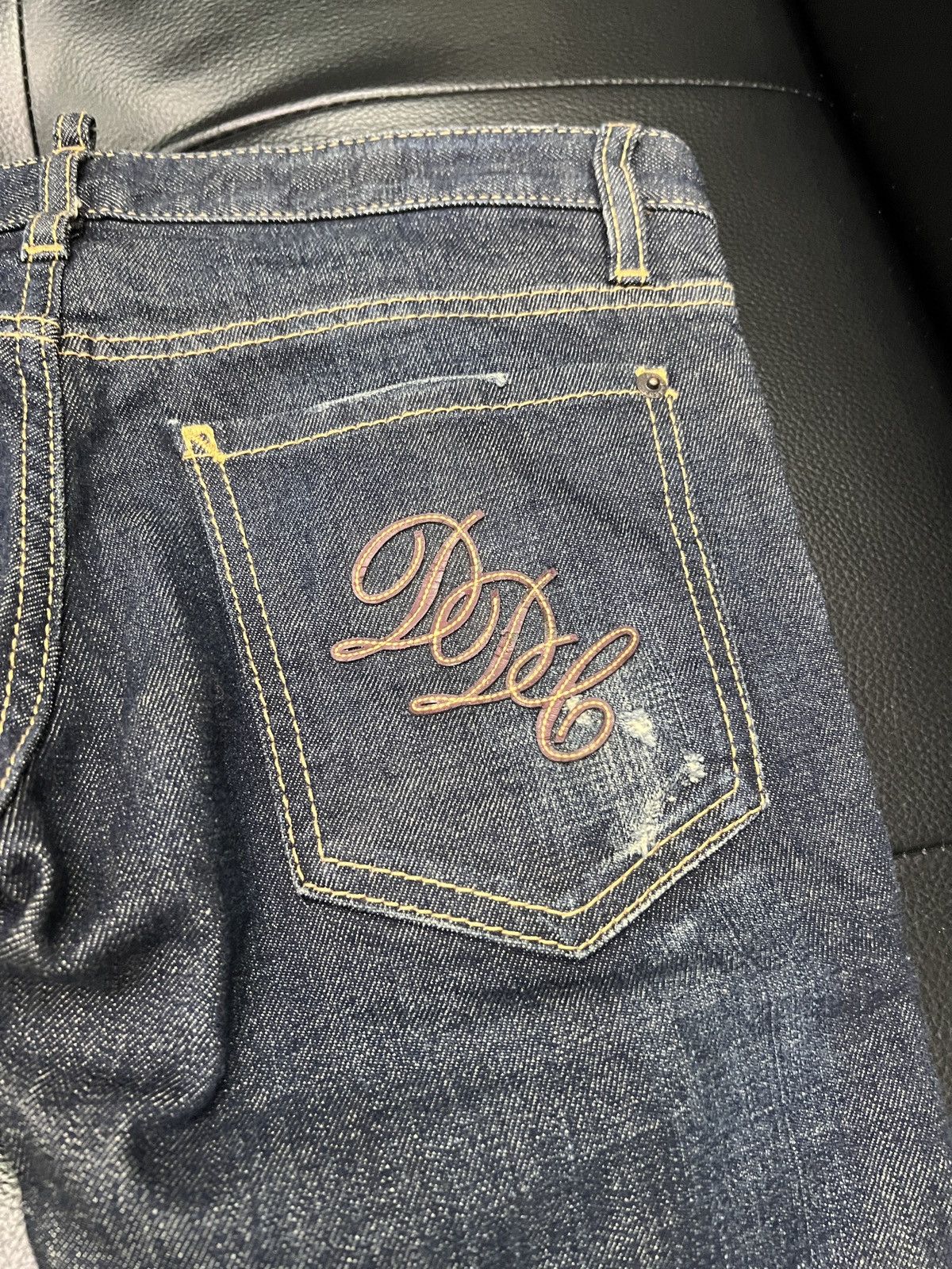 Dsquared2 Dsquared2 SS14 Distressed Denim Jeans Size 27" / US 4 / IT 40 - 7 Thumbnail