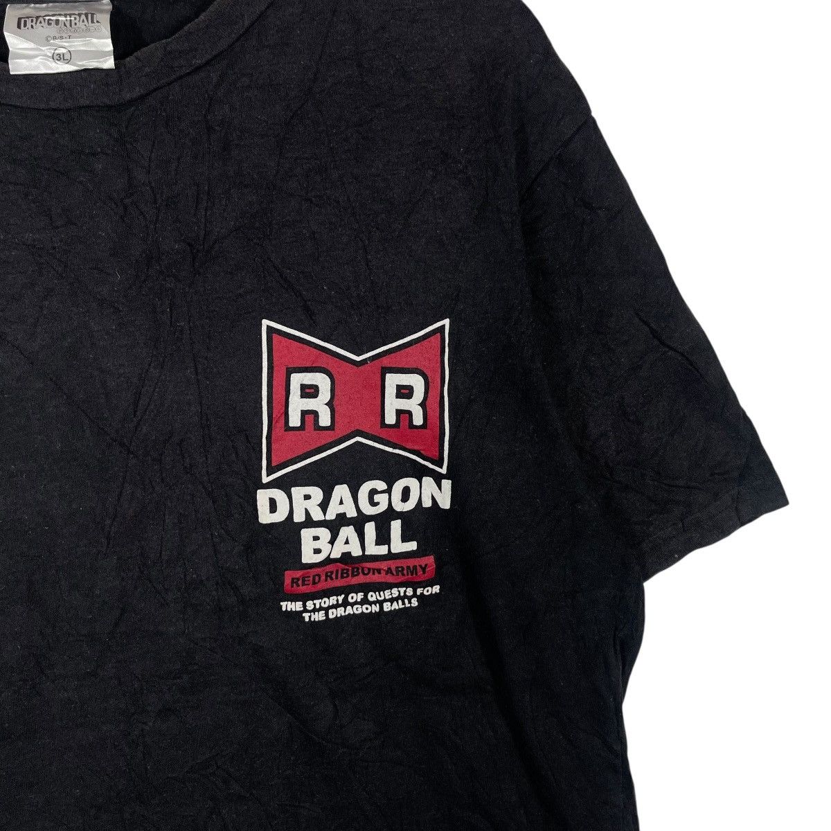 Vintage Dragon Ball Z Red Ribbon Army RR Logo Tee | Anime T-Shirt Size US XXL / EU 58 / 5 - 5 Thumbnail