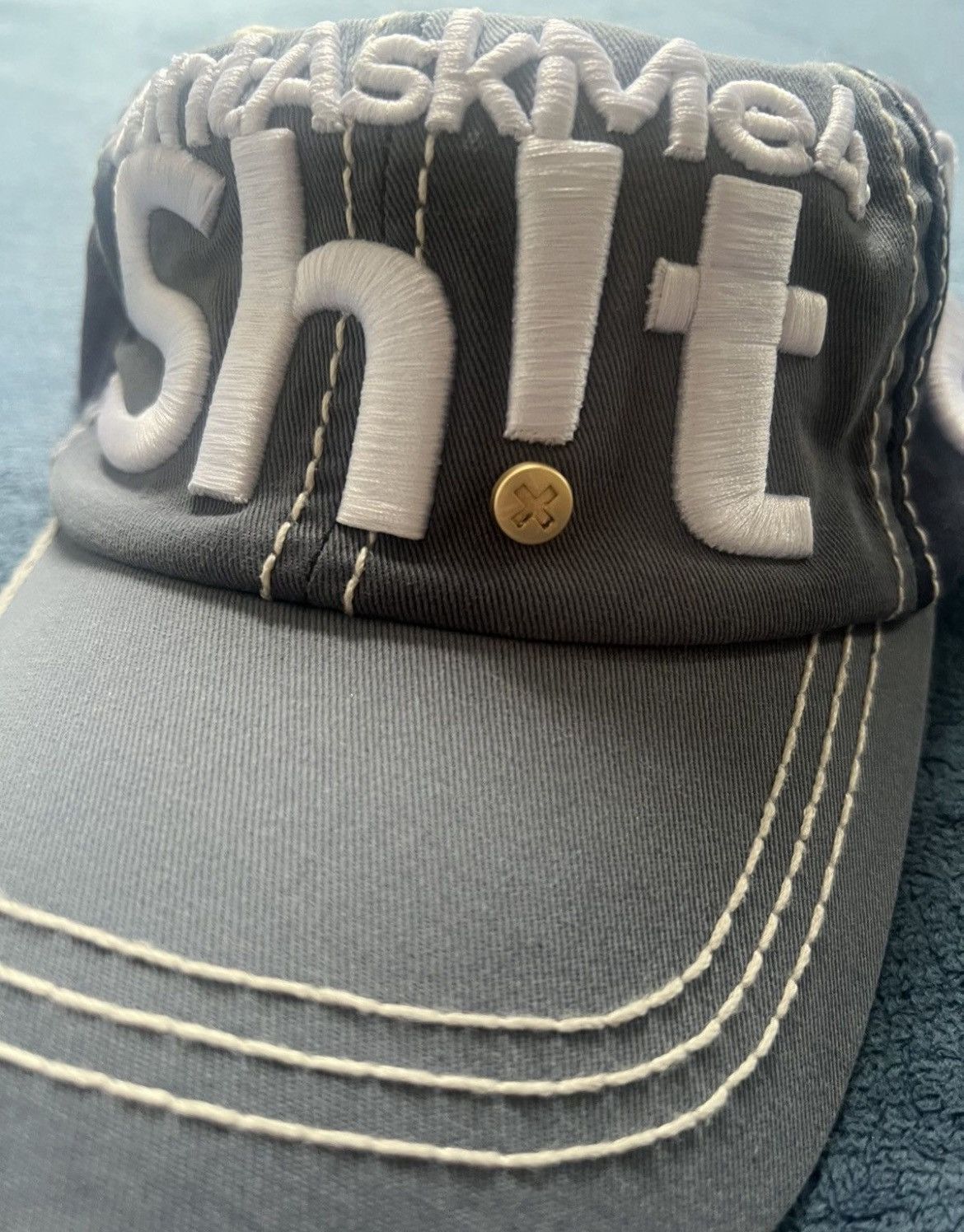 Greedy Unit Greedy Unit DONTASKME4SH!T HAT Size ONE SIZE - 6 Thumbnail