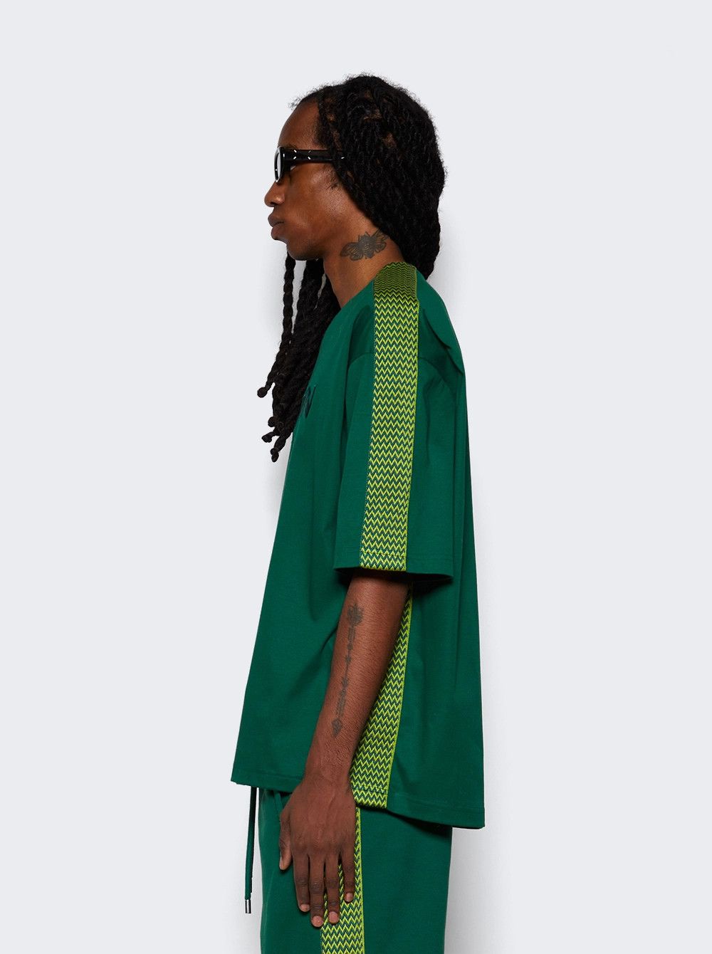 Lanvin o1mle0426 Side Curb Classic Joggers & Sweatpants in Green Size US 38 / EU 54 - 4 Thumbnail