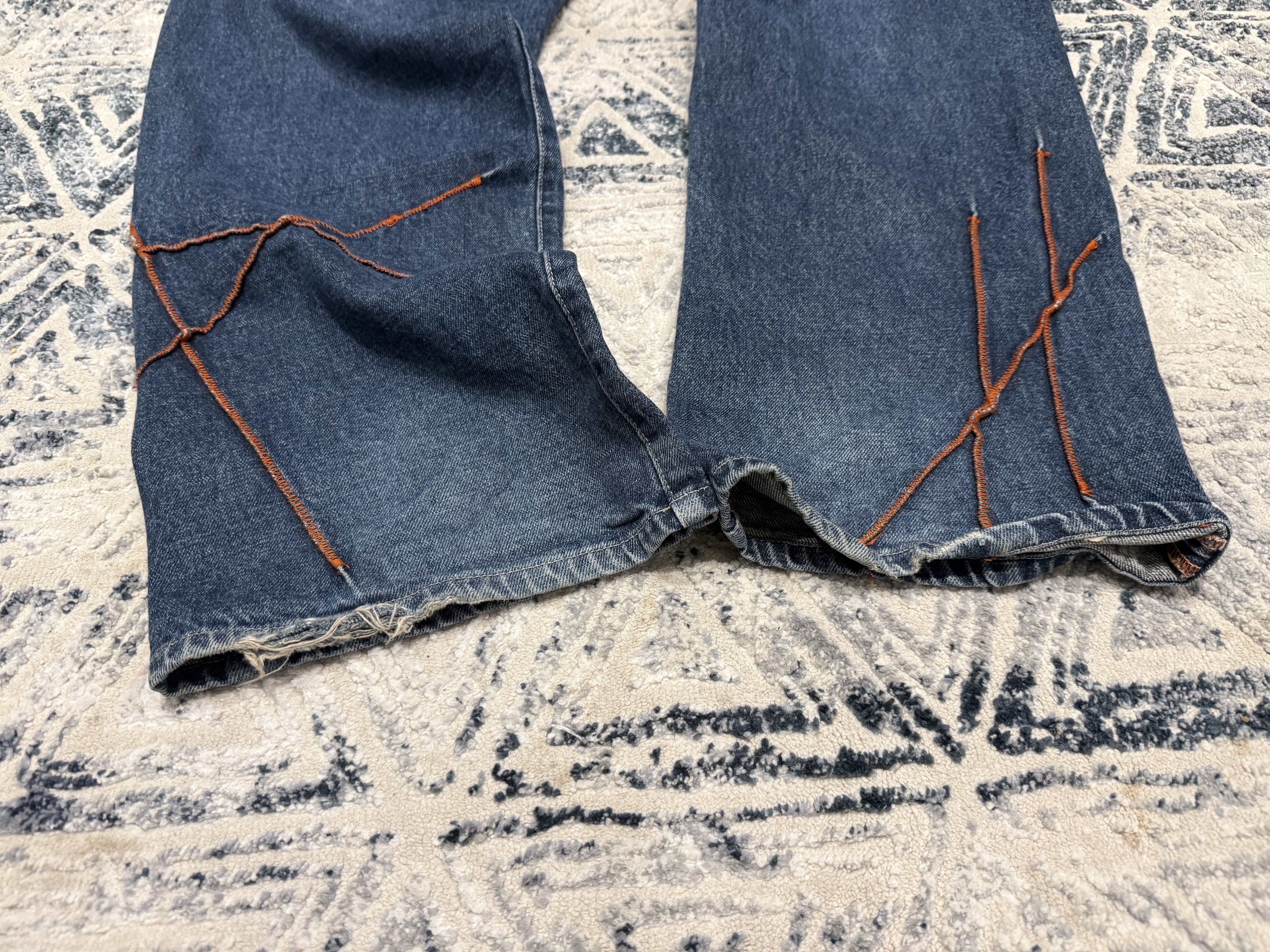 Akademiks VTG Akademiks Baggy Orange Stitched Accents Pants Size US 36 / EU 52 - 9 Thumbnail