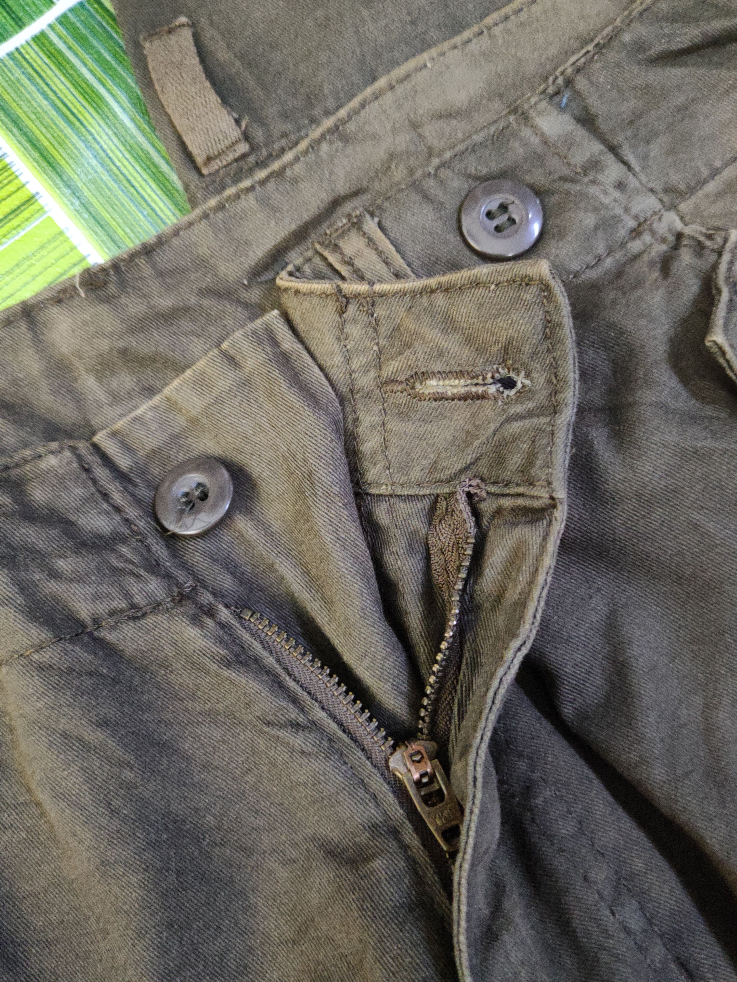 Japanese Brand Japanese Brand Brown Multipocket Tactical Cargo Pants #S2423 Size US 31 - 13 Thumbnail