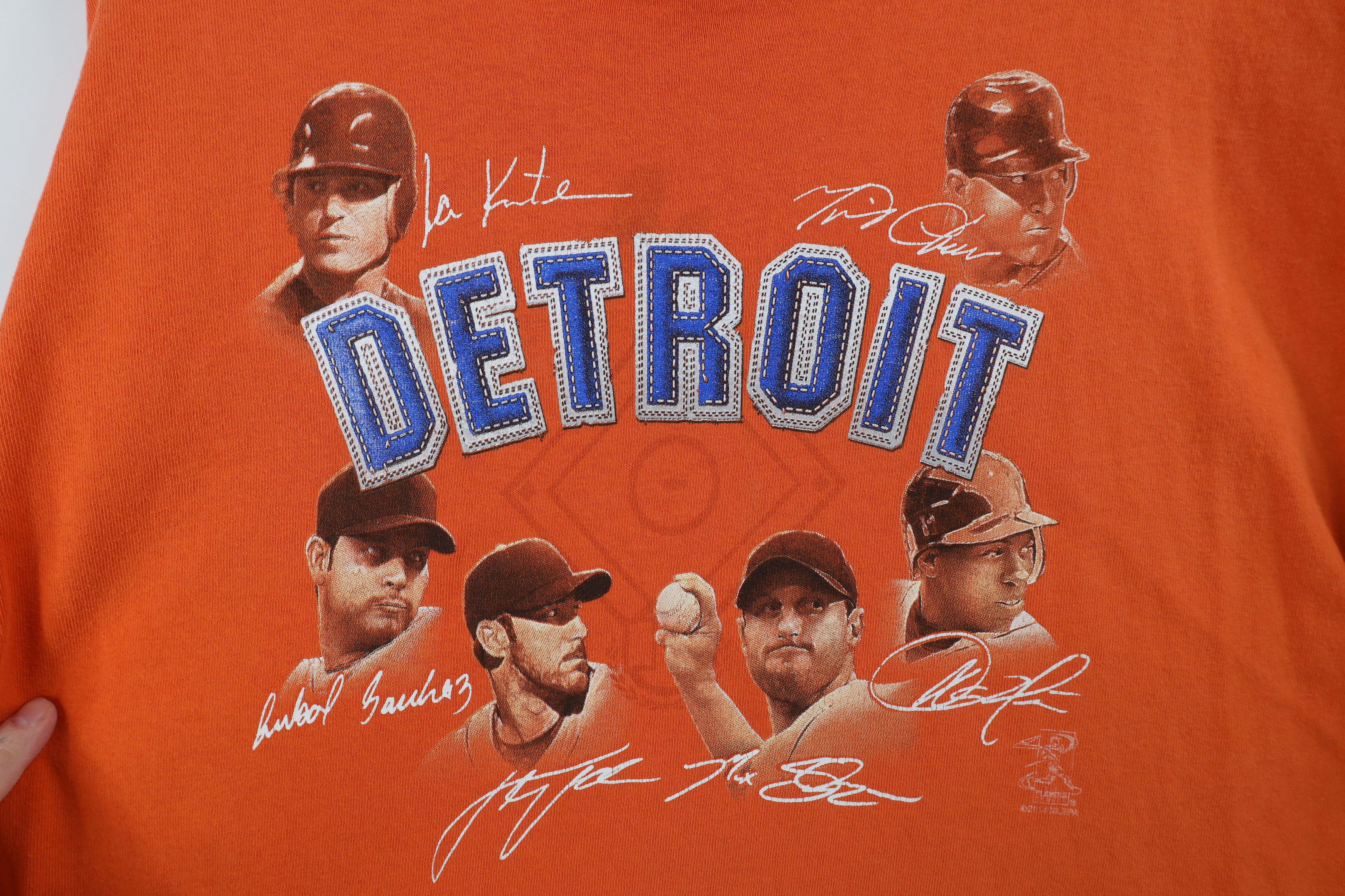 Vintage Vintage Y2K Scherzer Cabrera Detroit Tigers Baseball T-Shirt Size US XL / EU 56 / 4 - 4 Thumbnail