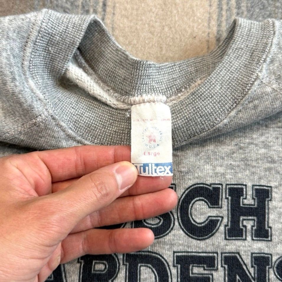 Tultex VINTAGE Busch Gardens Tampa Florida Crewneck Sweatshirt Mens M Gray 80s 90s Pullover Sweatshirt Size US M / EU 48-50 / 2 - 3 Thumbnail