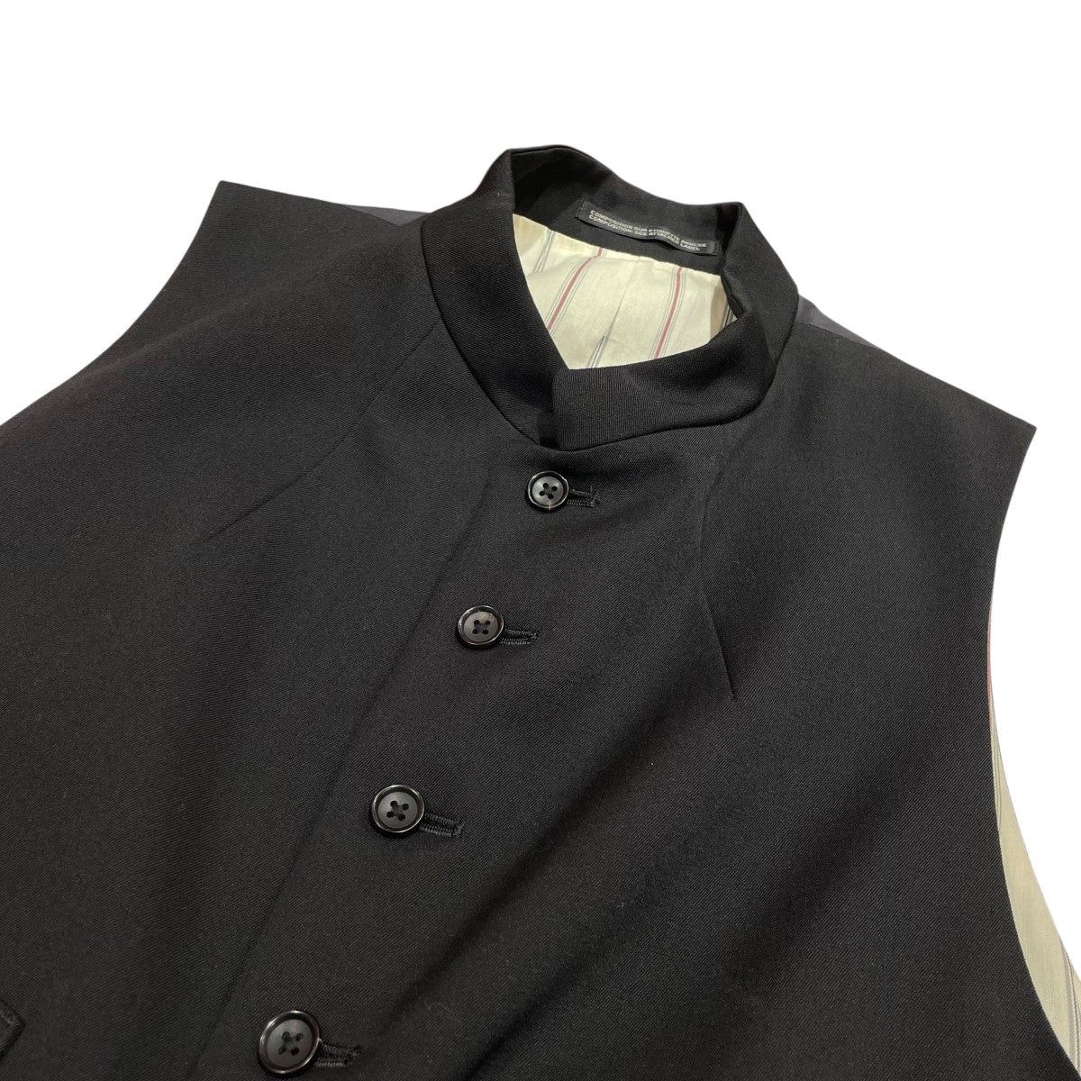 Yohji Yamamoto Yohji Yamamoto pour homme/ AW22 Stand Collar V-Neck Vest Size US M / EU 48-50 / 2 - 3 Thumbnail