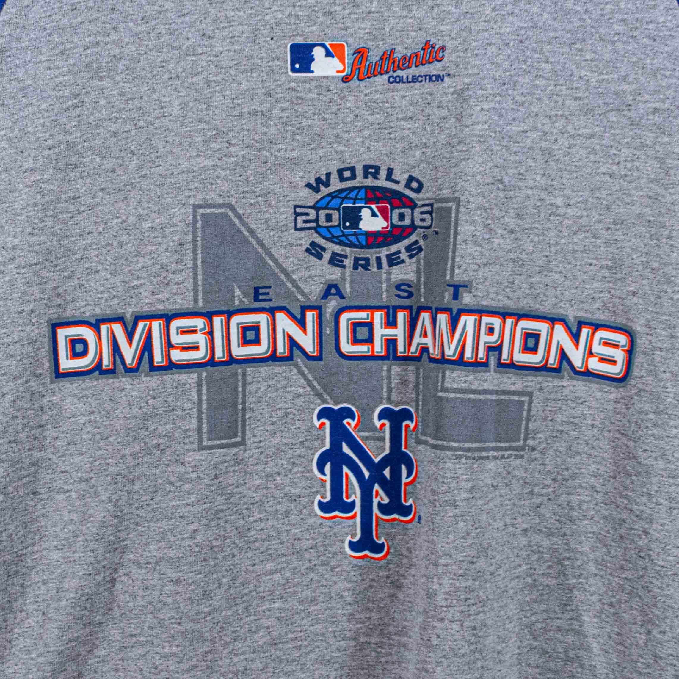 MLB New York Mets 2006 Division Champions MLB 3/4 Sleeve T-Shirt Size US XL / EU 56 / 4 - 4 Thumbnail