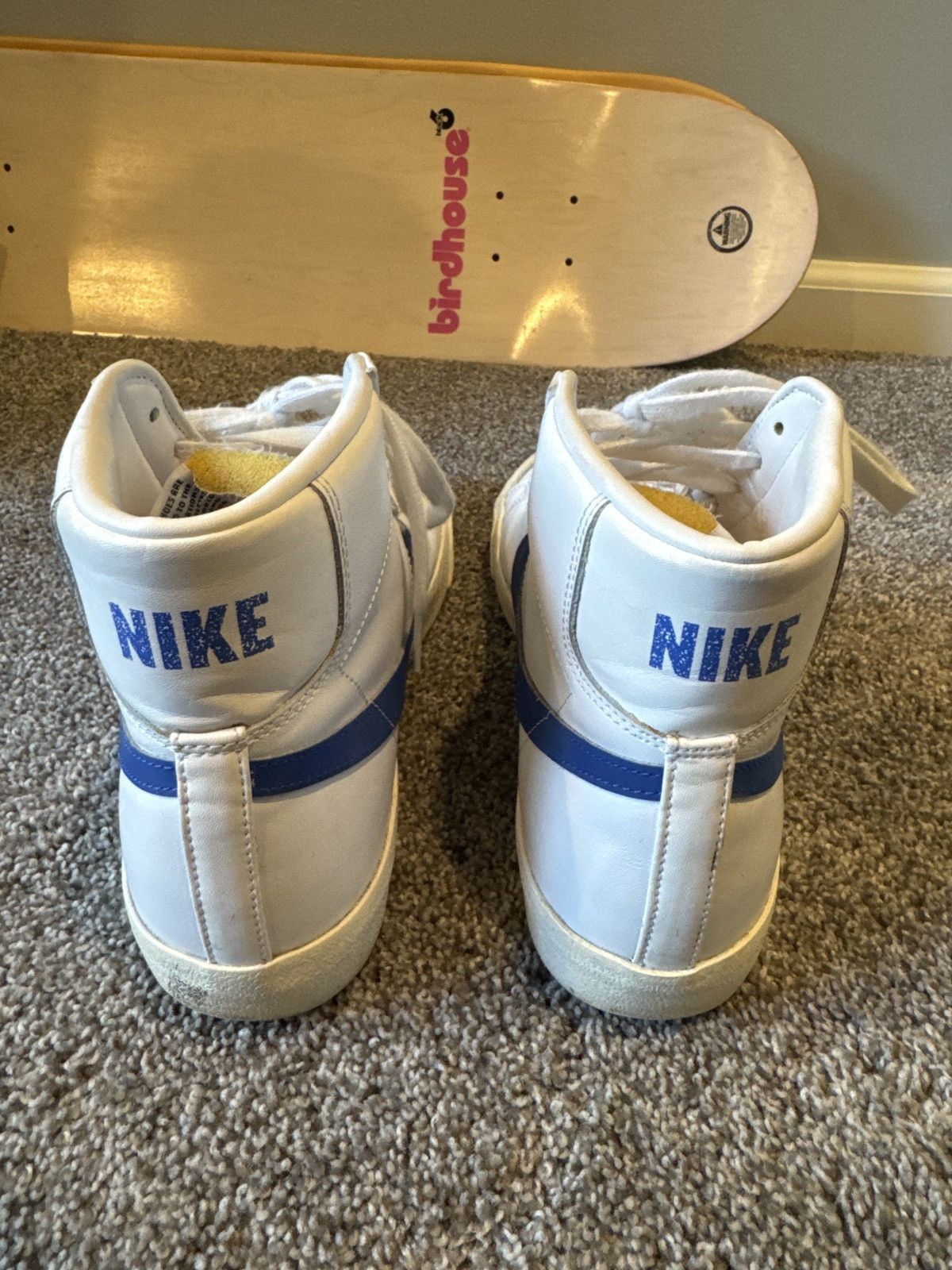 Nike Nearly new Nike blazers 77 blue swoosh Size US 10 / EU 43 - 5 Thumbnail