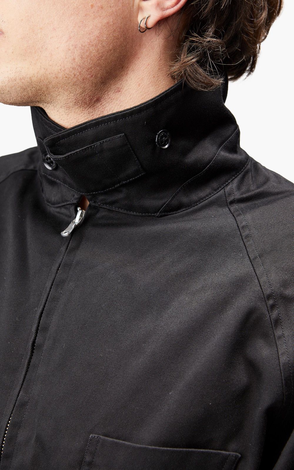 Nanamica Nanamica GORE-TEX INFINIUM Chino Crew Jacket - Black XL Size US XL / EU 56 / 4 - 5 Thumbnail