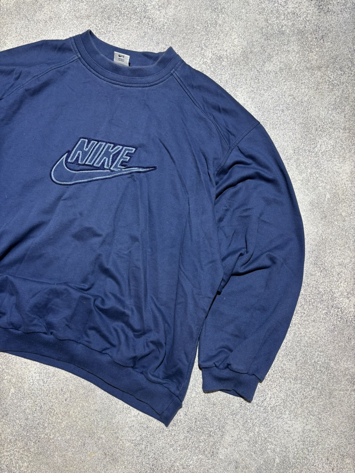 Nike × Vintage Nike Vintage Sweatshirt Baggy Y2K size XXL Size US XL / EU 56 / 4 - 3 Thumbnail