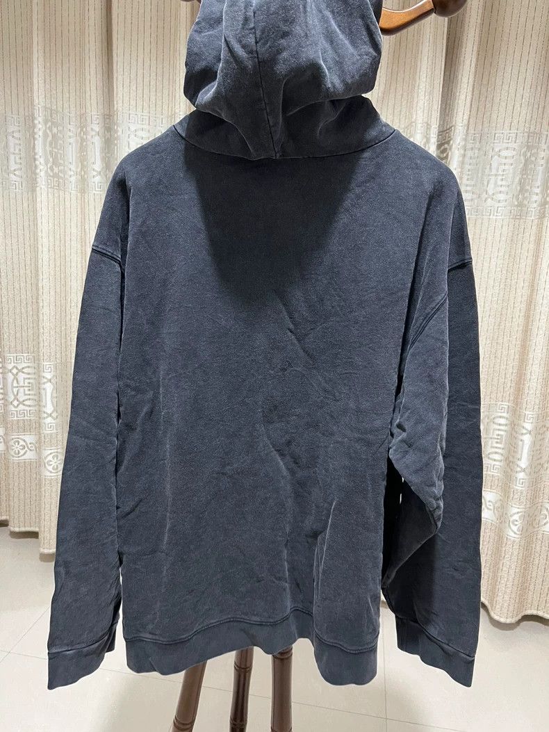 Balenciaga Balenciaga Embroidered Logo Washed Distressed Hooded Sweat Size US L / EU 52-54 / 3 - 2 Thumbnail