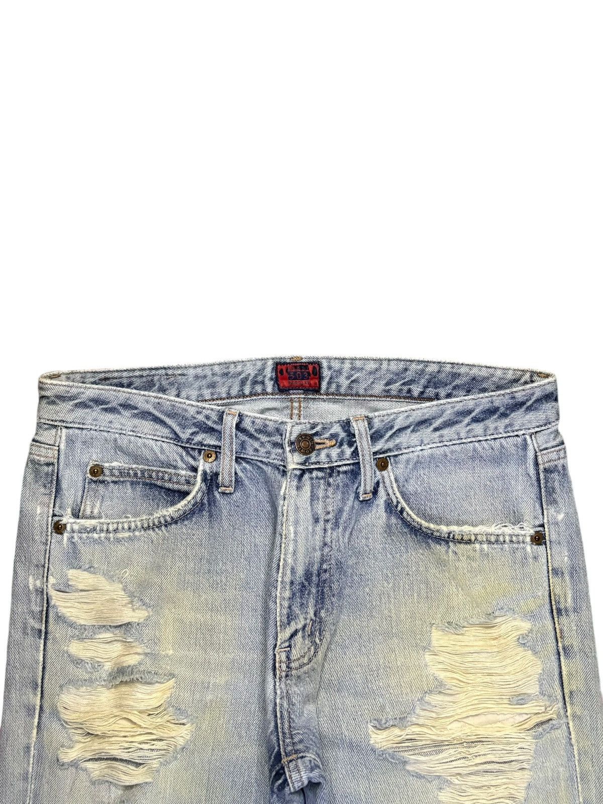 Edwin × Japanese Brand Vintage Japanese Edwin 503 Low Rize Mud Wash Loose Jeans Size US 32 / EU 48 - 4 Thumbnail