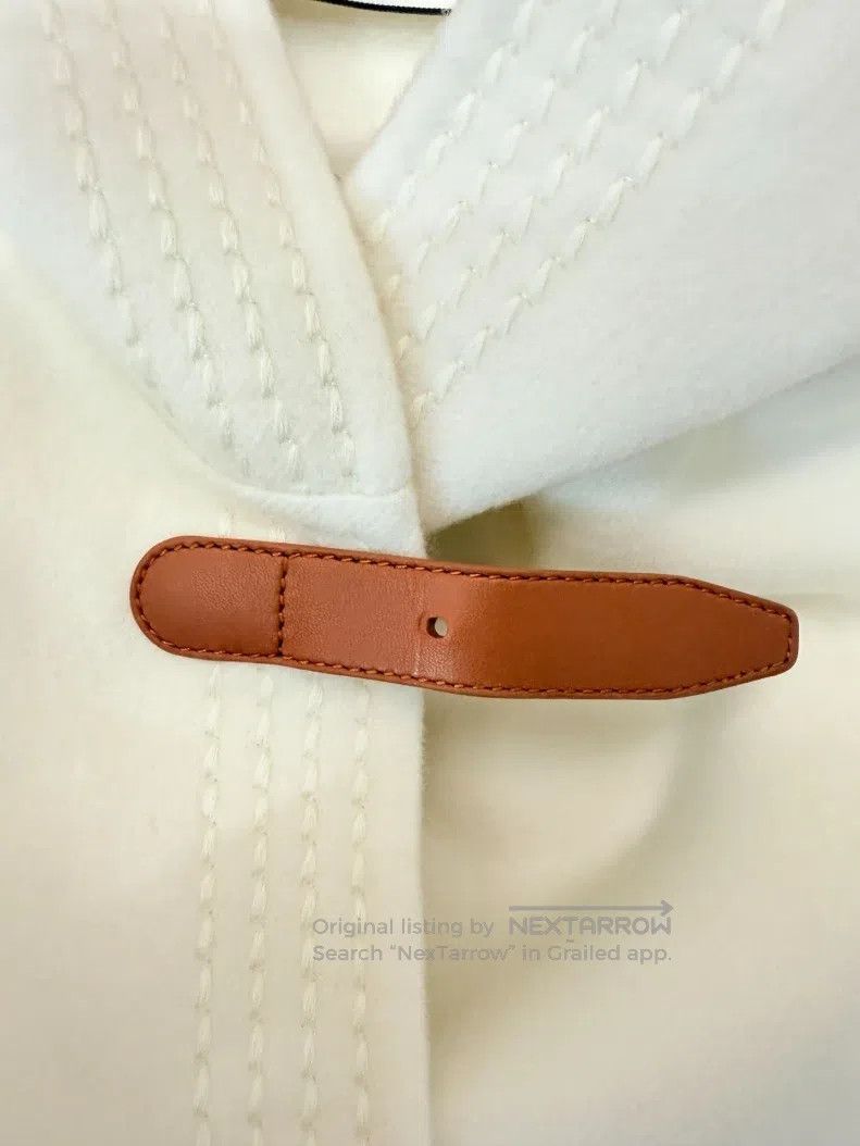 Hermes Hermes White Short Cashmere Jacket Size XS / US 0-2 / IT 36-38 - 8 Thumbnail