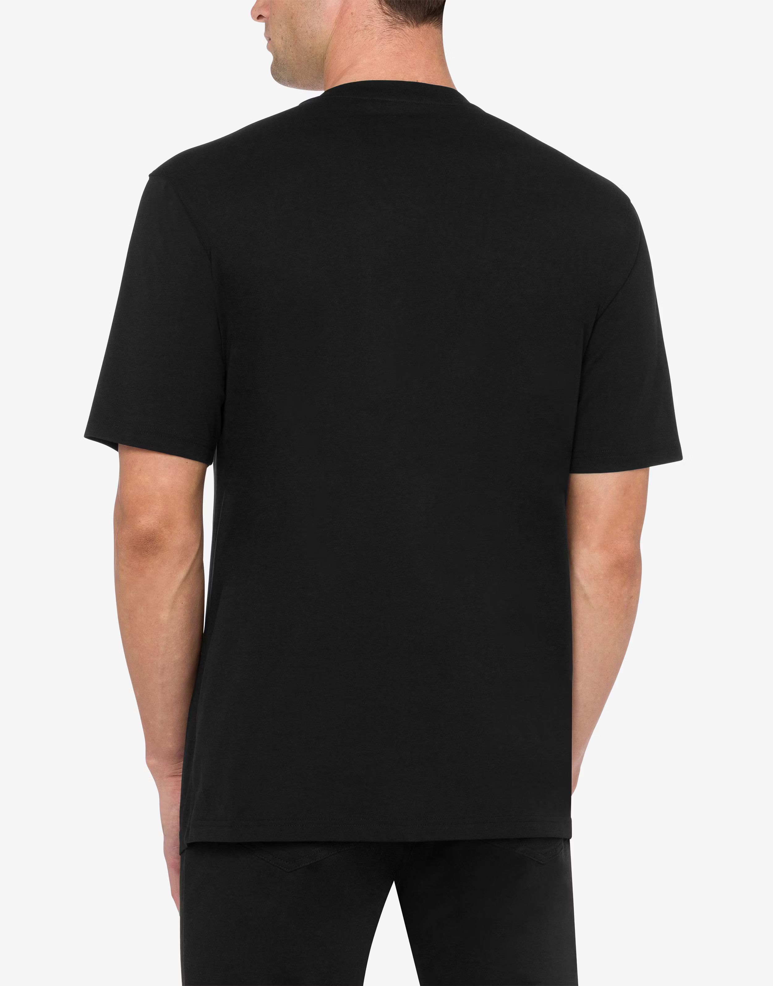 Moschino o1s22i1n0924 Lettering Short Sleeve T-Shirt in Black Size US S / EU 44-46 / 1 - 3 Thumbnail
