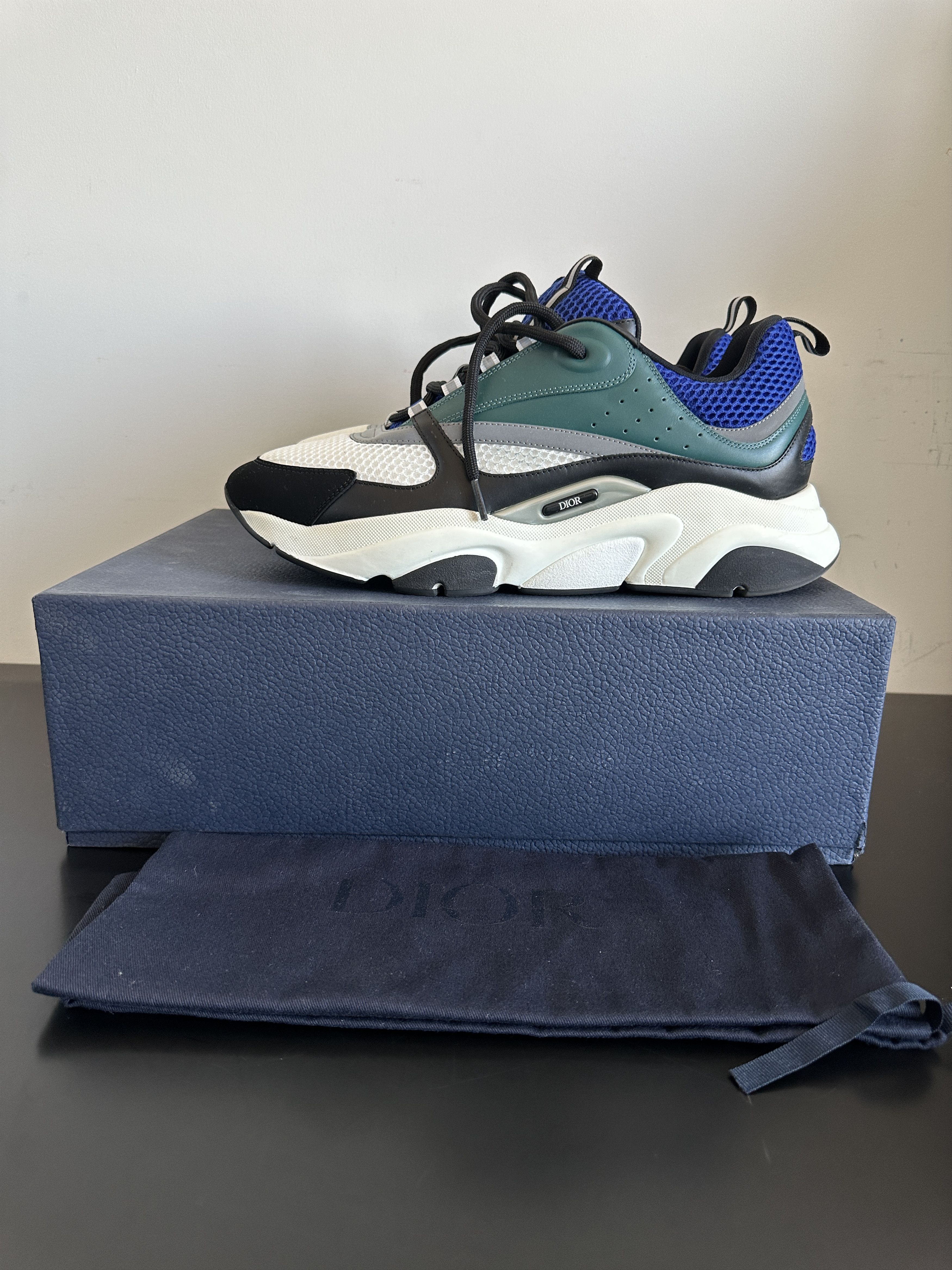 Dior Christian Dior B22 Blue / Blue Technical Mesh Size US 15 / EU 48 - 5 Thumbnail