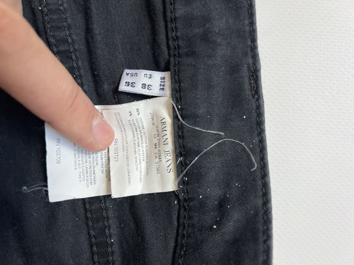 Armani Armani Jeans Black Chino Pants Jeans Mens Basic Size US 38 / EU 54 - 7 Thumbnail
