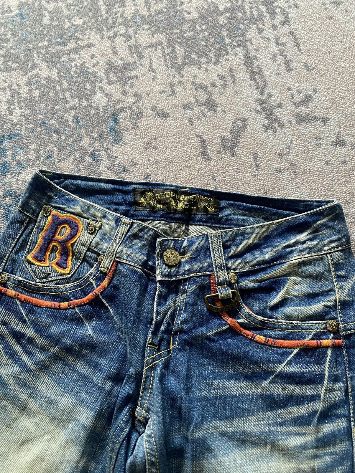 Hysteric Glamour × If Six Was Nine × Japanese Brand Japanes Red Pepper Flared Denim Size US 29 - 4 Thumbnail