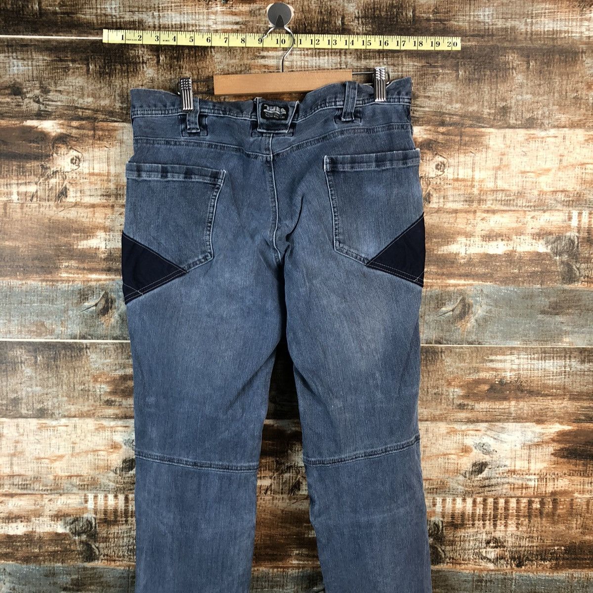 Japanese Brand Tora japan vintage ripped Blue Denim Pants #A2159 Size US 32 / EU 48 - 19 Thumbnail
