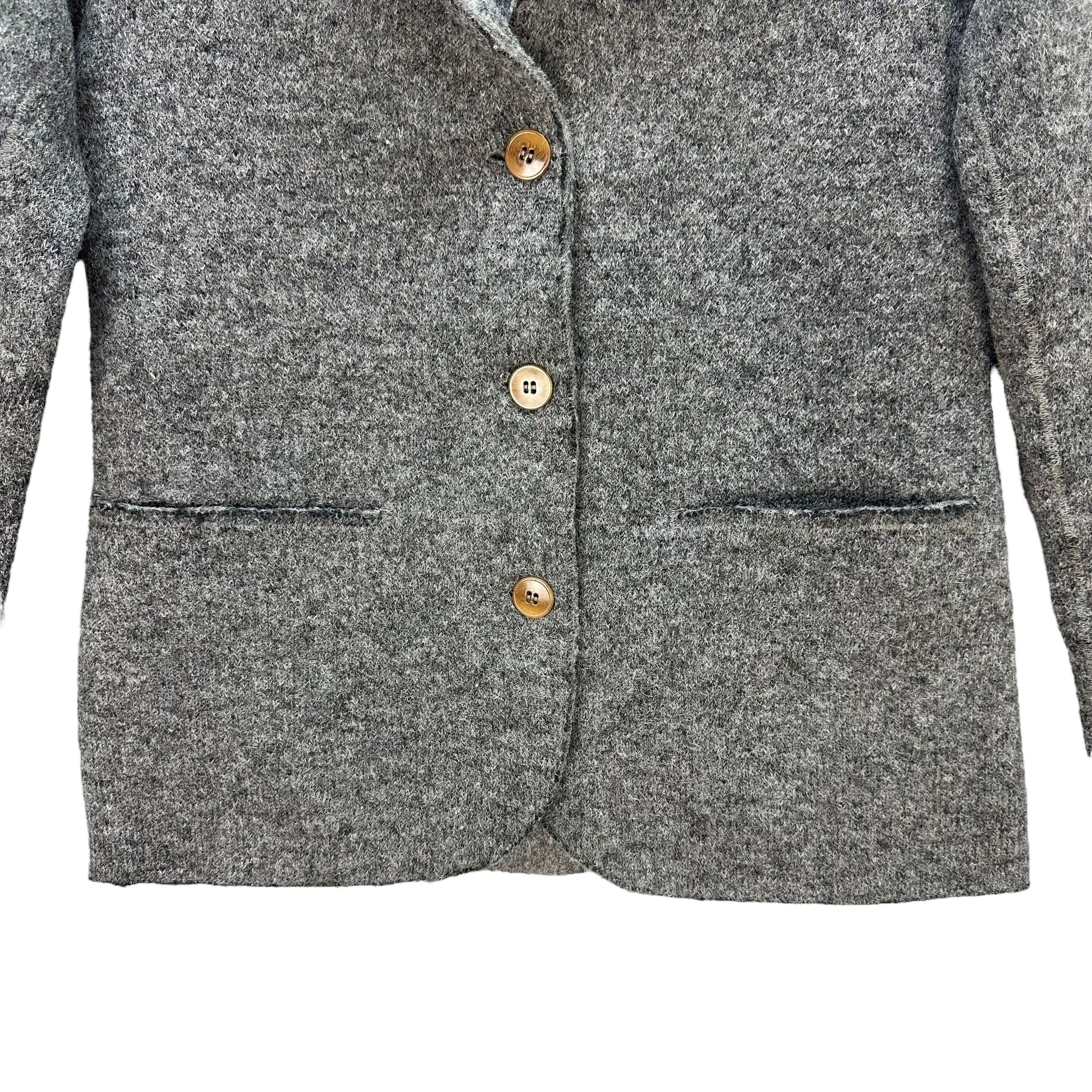 Homecore HOMECORE NO EUPHRAT GLOSSY WOOL JACKET #7645-160 Size S / US 4 / IT 40 - 3 Thumbnail