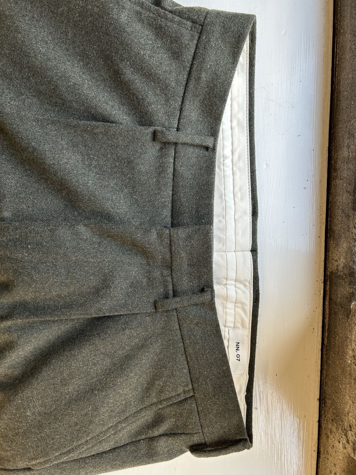 NN07 × Vintage Nn07 Pleated Wool Trousers Size US 32 / EU 48 - 4 Thumbnail