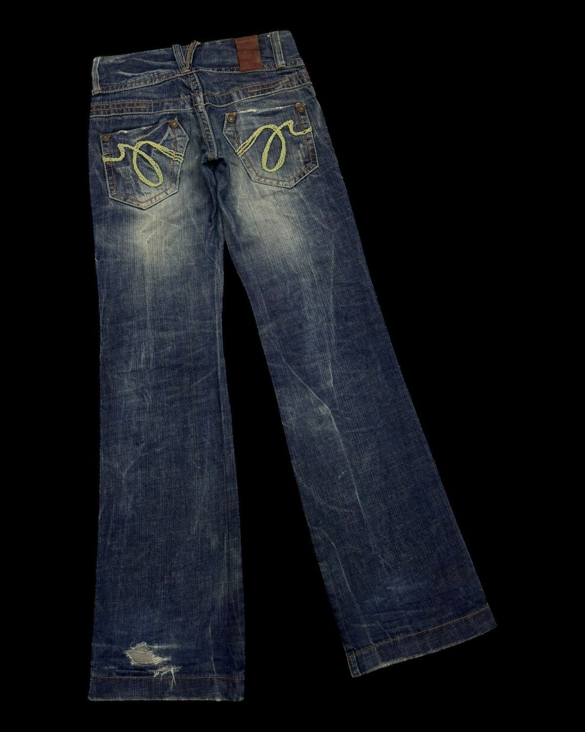 Hysteric Glamour × If Six Was Nine × Le Grande Bleu (L.G.B.) Flare💥90s Red Pepper Bootcut Denim Flare Jeans Size 28" / US 6 / IT 42 - 4 Thumbnail