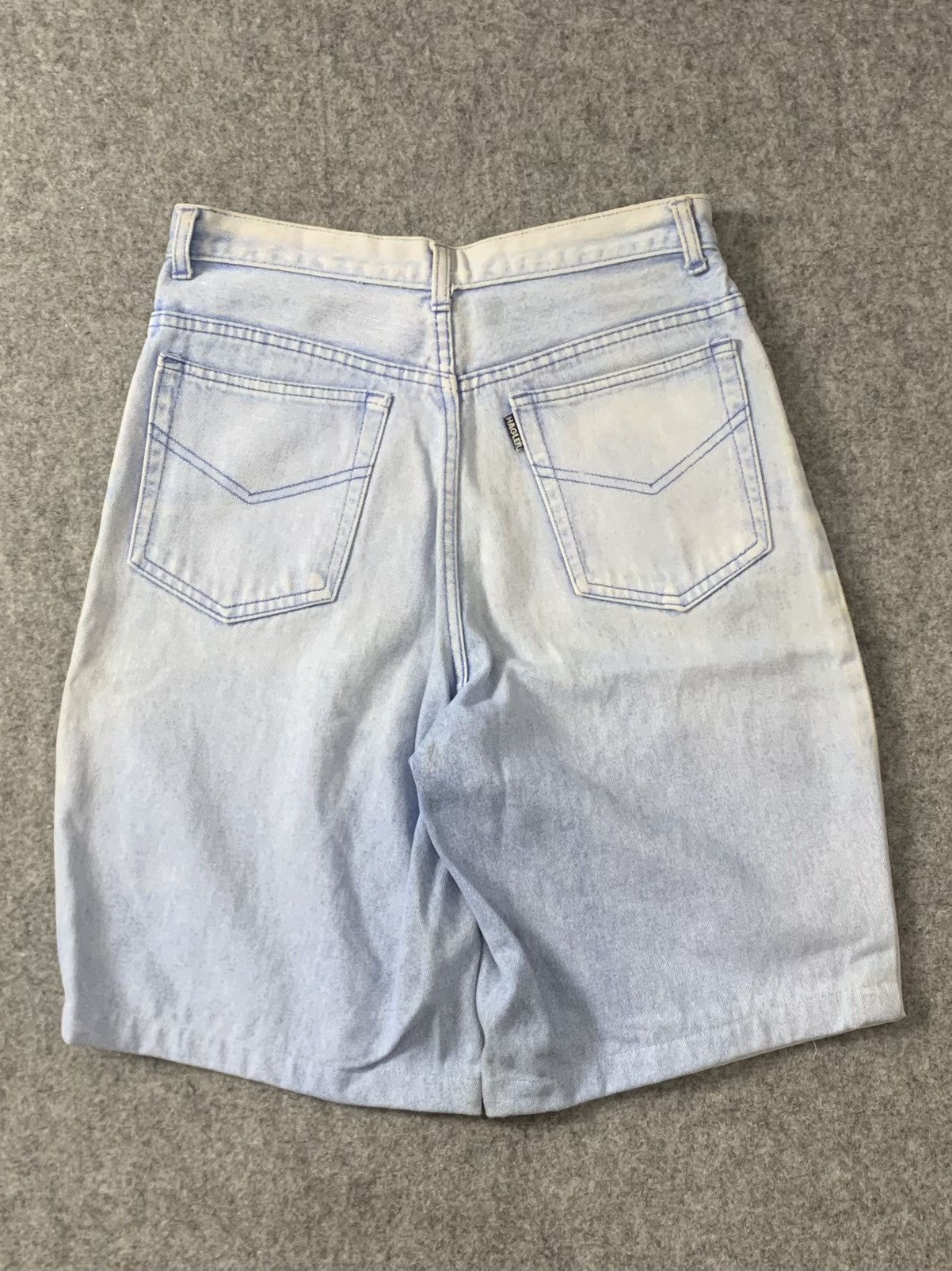 Other Vintage Blue Wash 'Hagler' Y2K Baggy Fit Jortspants Size US 32 / EU 48 - 2 Thumbnail