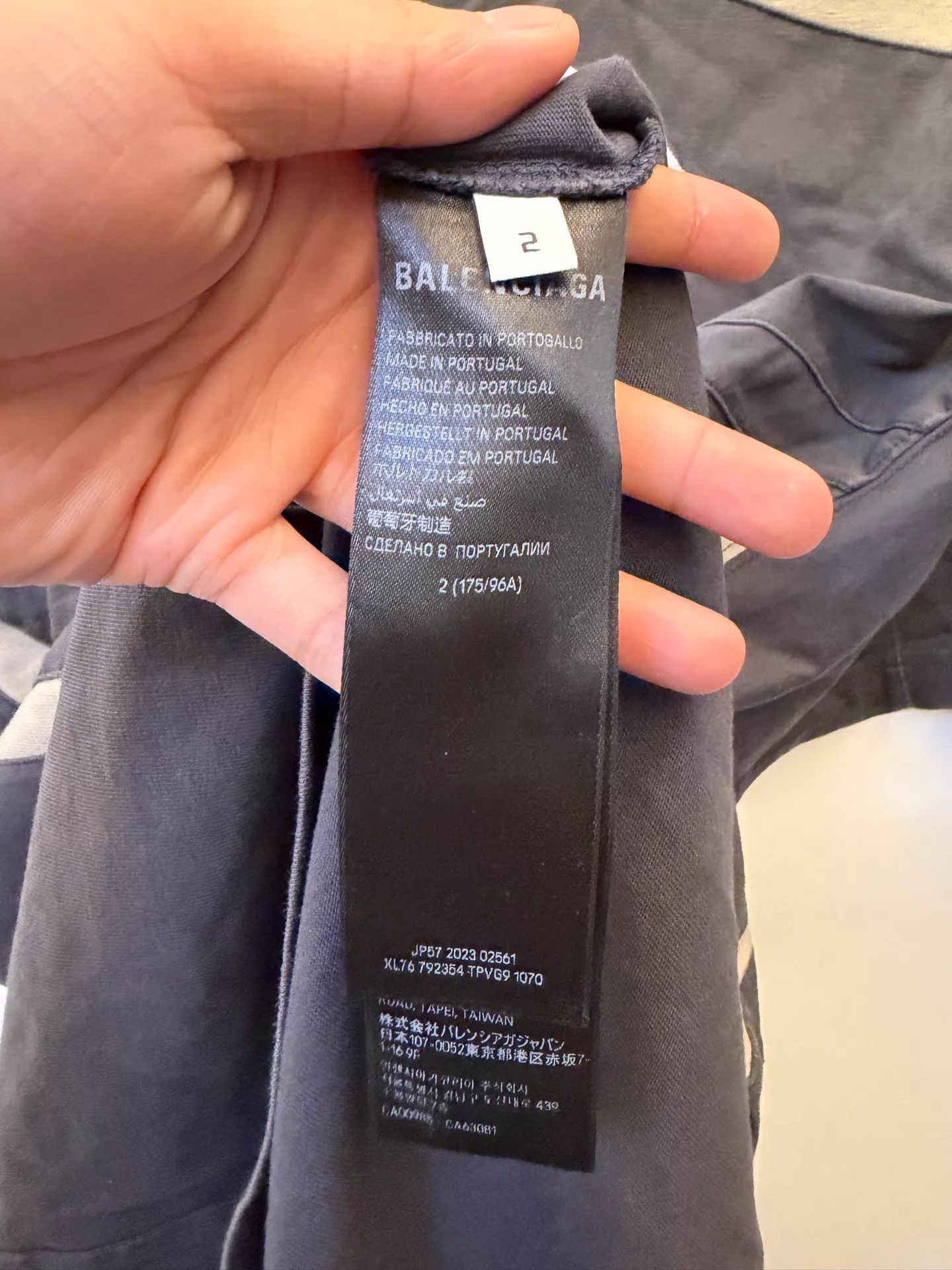 Balenciaga Balenciaga Logo Print Oversized Crew SS T-Shirt Black Size 2 Size US M / EU 48-50 / 2 - 4 Thumbnail