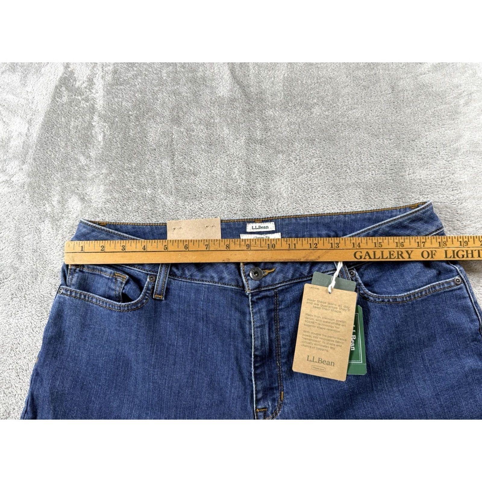 Vintage LL Bean Womens 18 Petite Jeans - NWT True Shape Mom Core, Basic, Casual, Minimal Size 24" / US 00 / IT 34 - 2 Thumbnail