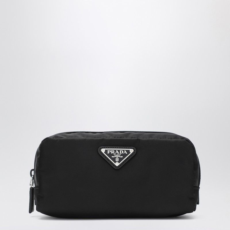 Prada Prada Black Re-Nylon Beauty Case With Logo Size ONE SIZE - 1 Thumbnail