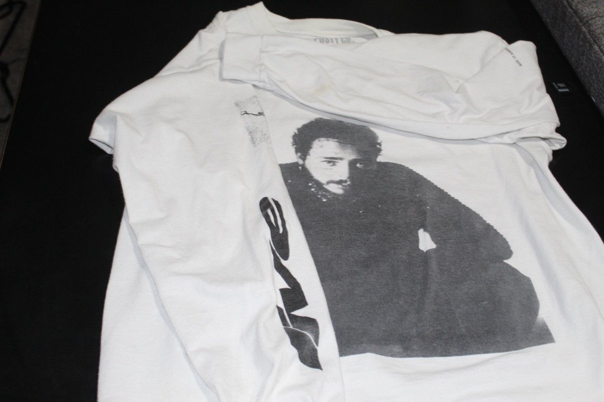 image of Band Tees Post Malone Beer Bongs And Bentleys Shirt in White, Men's (Size Large)