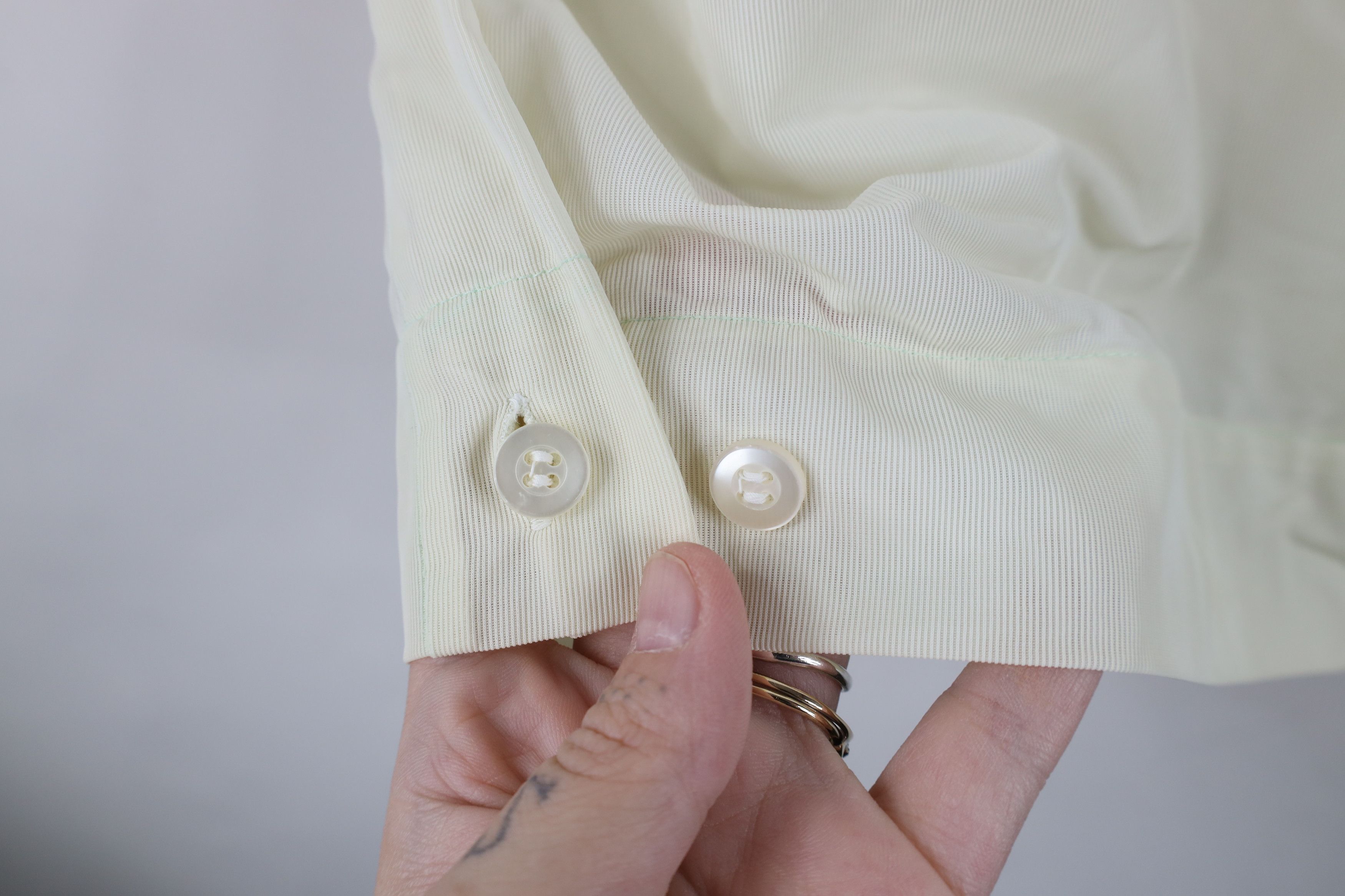 Vintage Vintage 50s 60s Collar Short Sleeve Shirt Jacket Jac Shirt Size US L / EU 52-54 / 3 - 10 Thumbnail