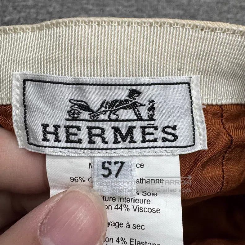 Hermes Hermes size 57 Embroidered Letter Trucker Hat Size ONE SIZE - 5 Thumbnail