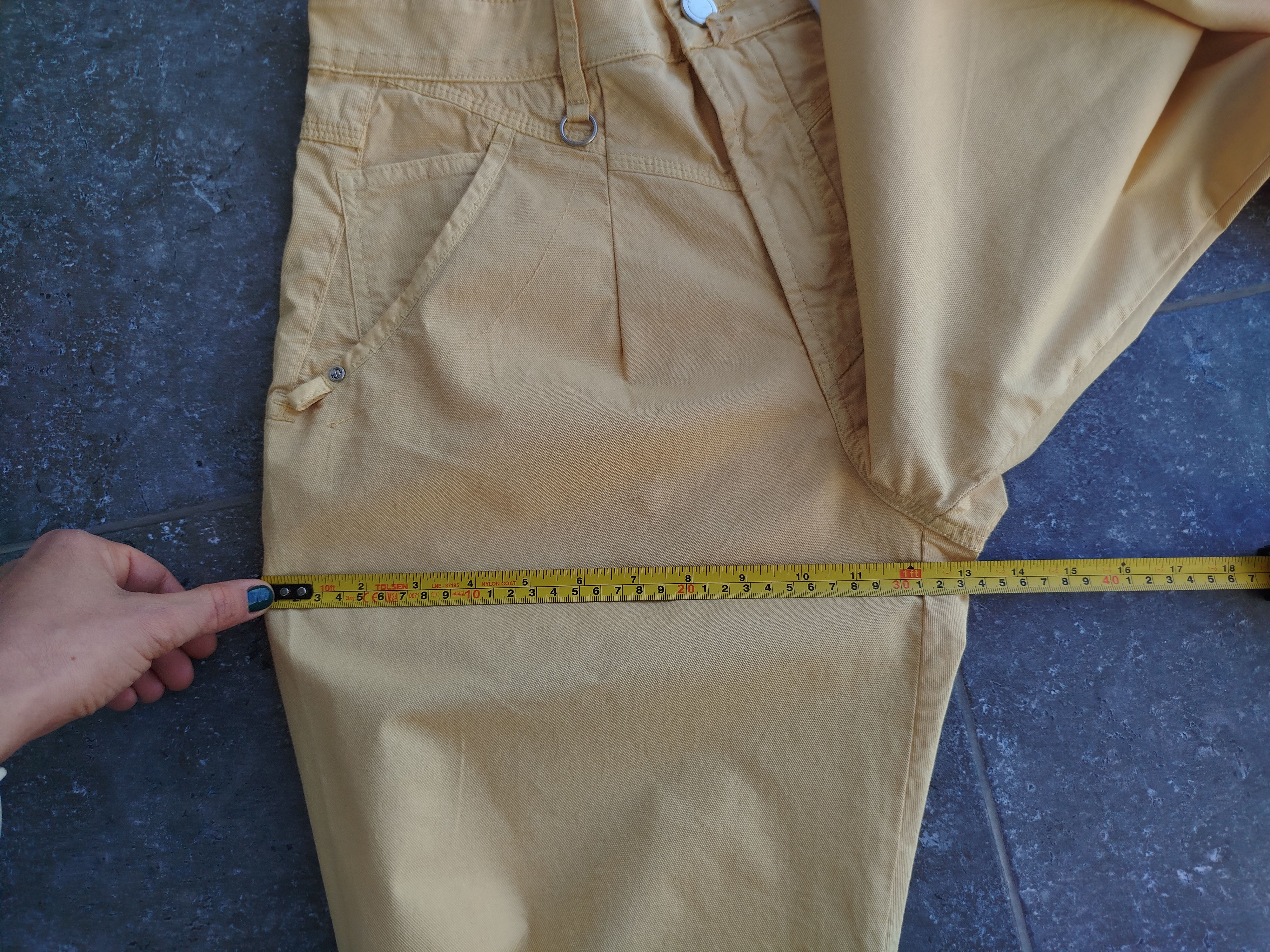 Marithe + Francois Girbaud HIGH USE Claire Campbell Pants Trousers Cotton Blend Size L Size 34" / US 12 / IT 48 - 13 Thumbnail