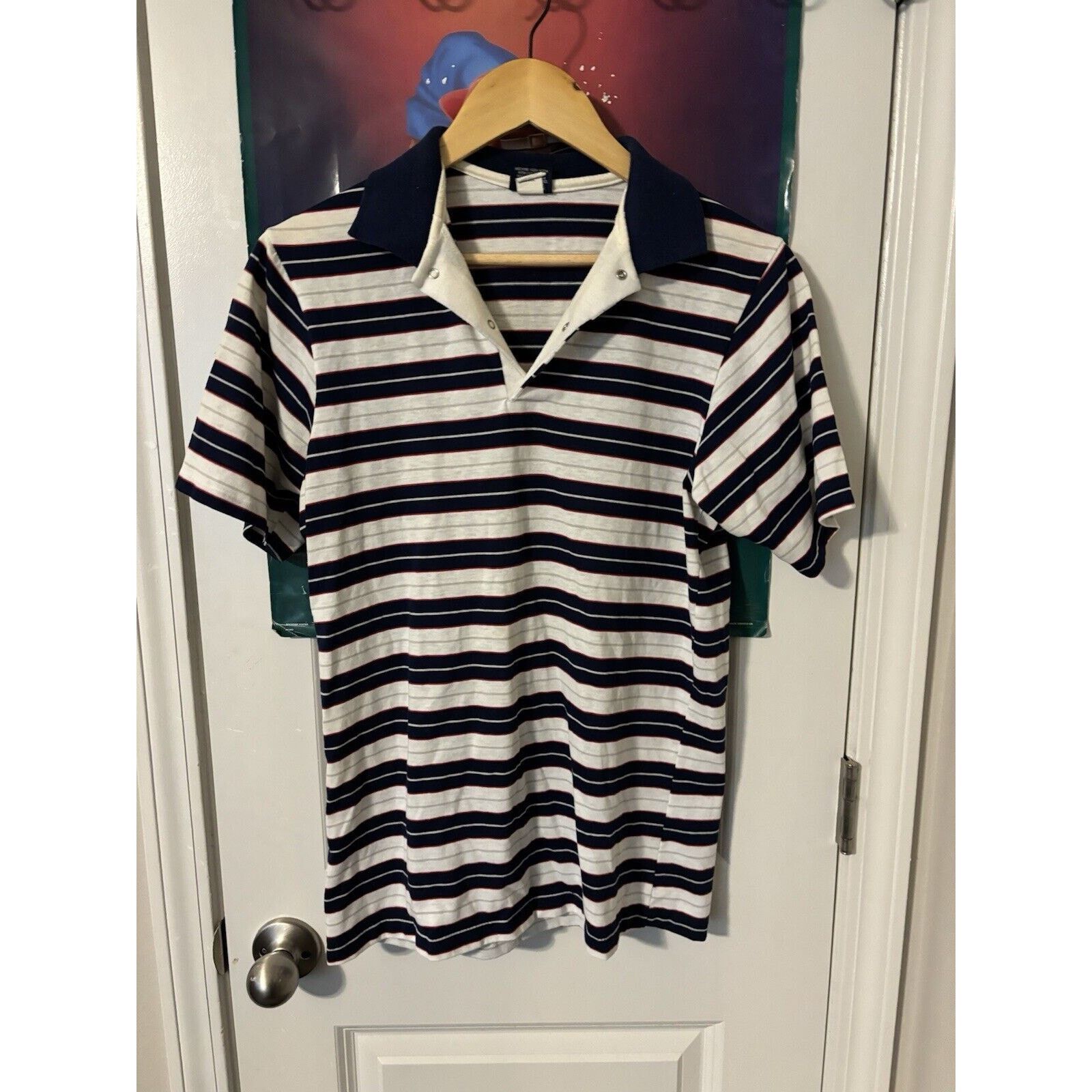 Wrangler Wrangler Polo striped 60s medium two button mens shirt Size US M / EU 48-50 / 2 - 1 Thumbnail