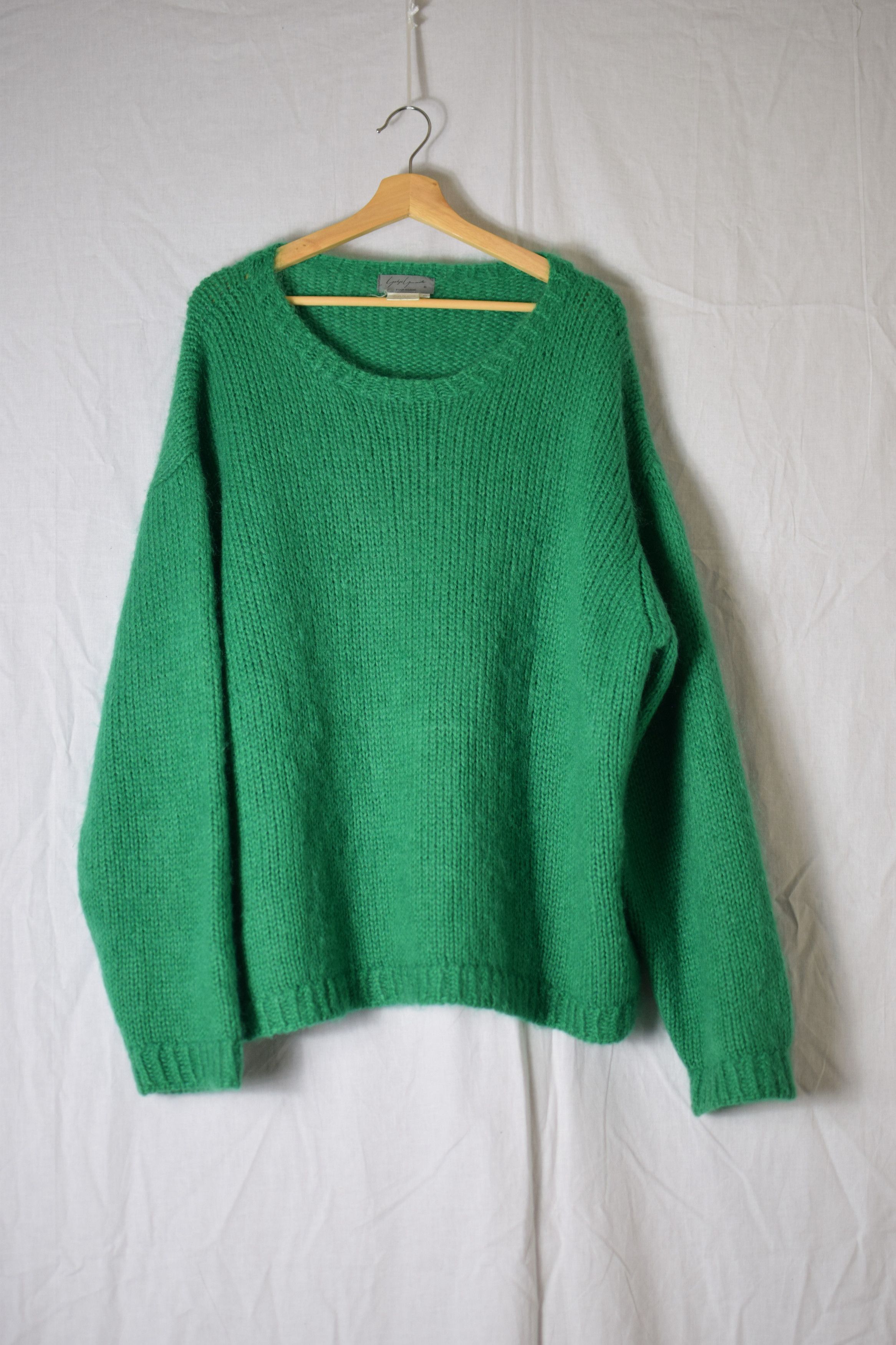 Yohji Yamamoto YYPH Archive Green Mohair Knit | Grailed