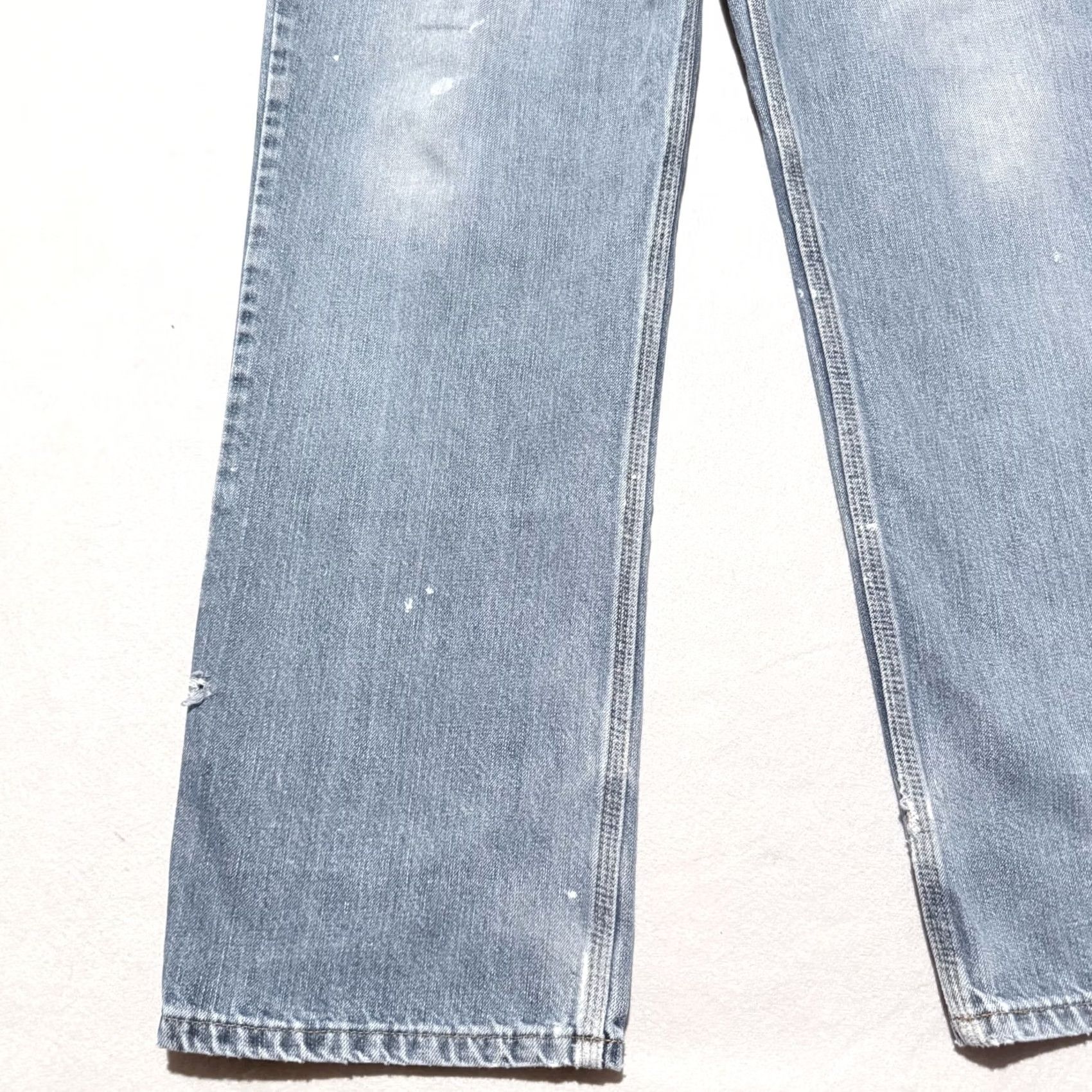 Carhartt Carhartt Jeans Men Blue Denim Mid Rise Relaxed Fit Straight Zip Fly - 34x29.5 Size US 34 / EU 50 - 5 Thumbnail
