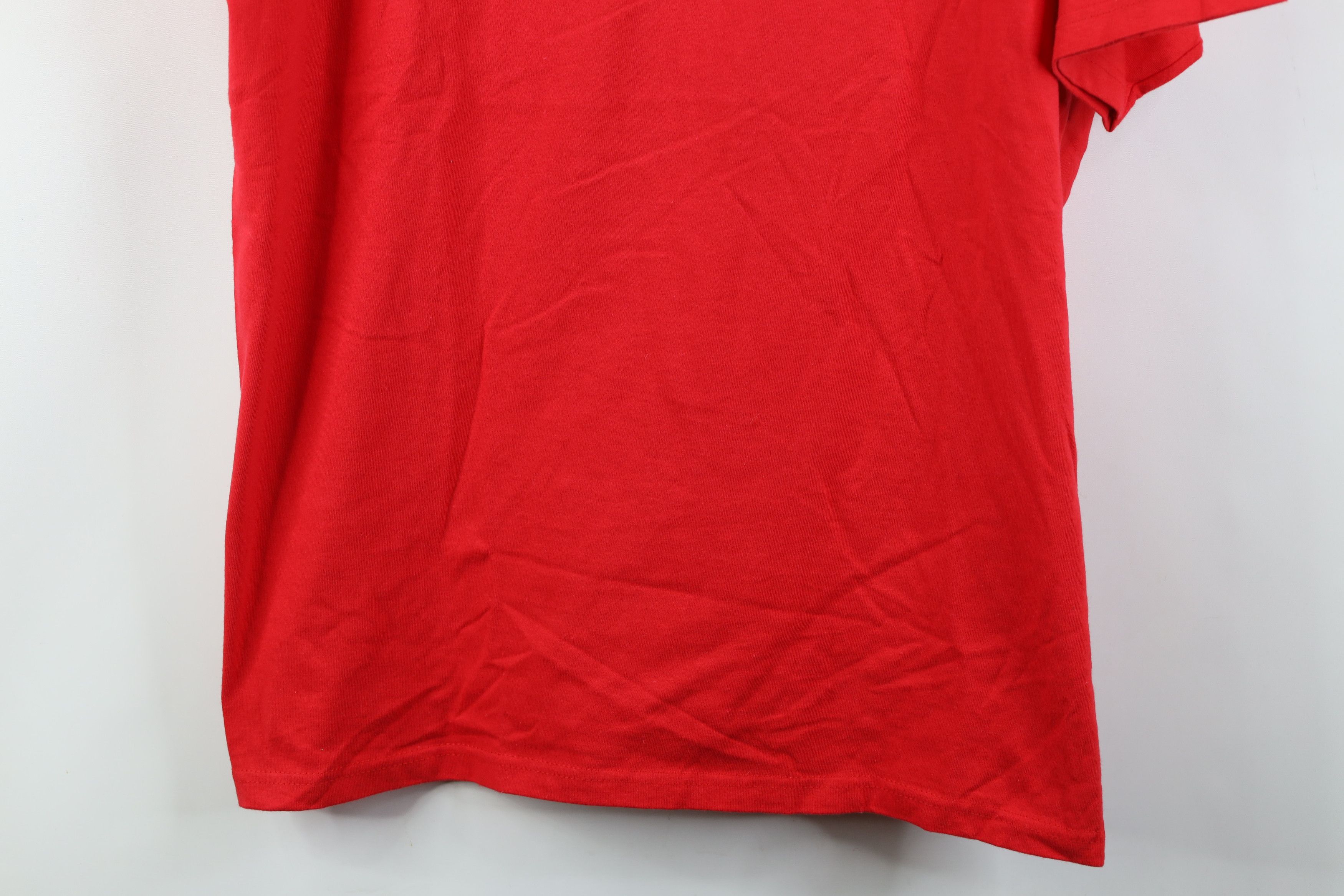 Dooney & Bourke Vintage 90s Dooney & Bourke Spell Short Sleeve T-Shirt Red Size XXL / US 16-18 / IT 52-54 - 3 Thumbnail