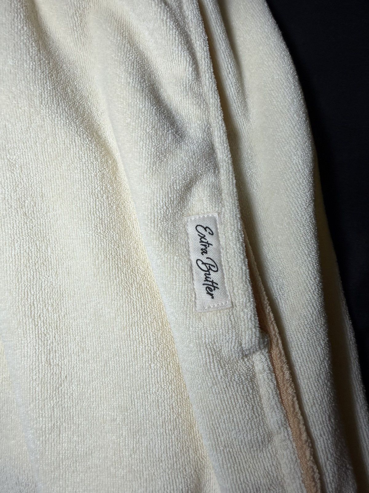 Extra Butter Cream Terry Track Pants Size 1XL New in Beige, Men's (Size 36) — image 2 of 4