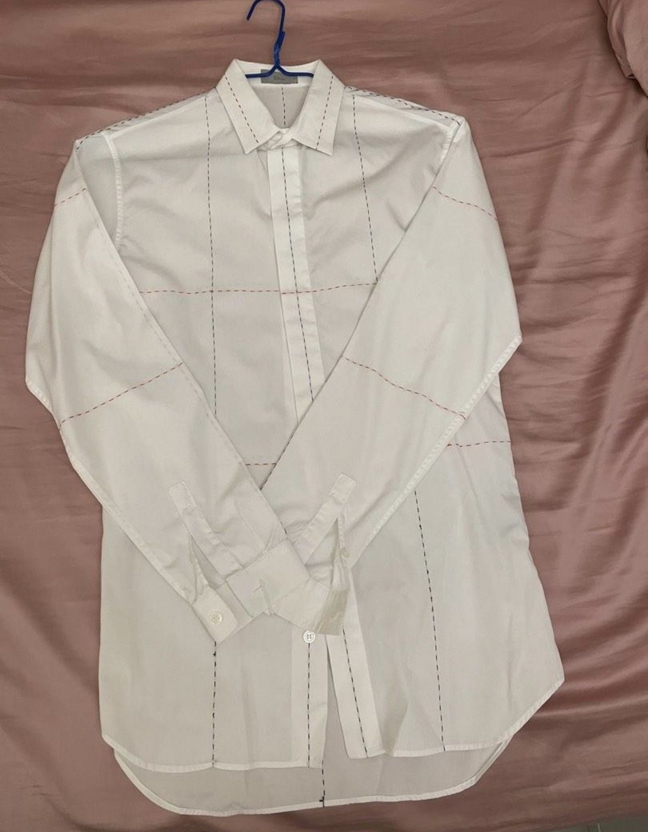 Image of Dior Homme Shirt, Size 37 in White, Men's