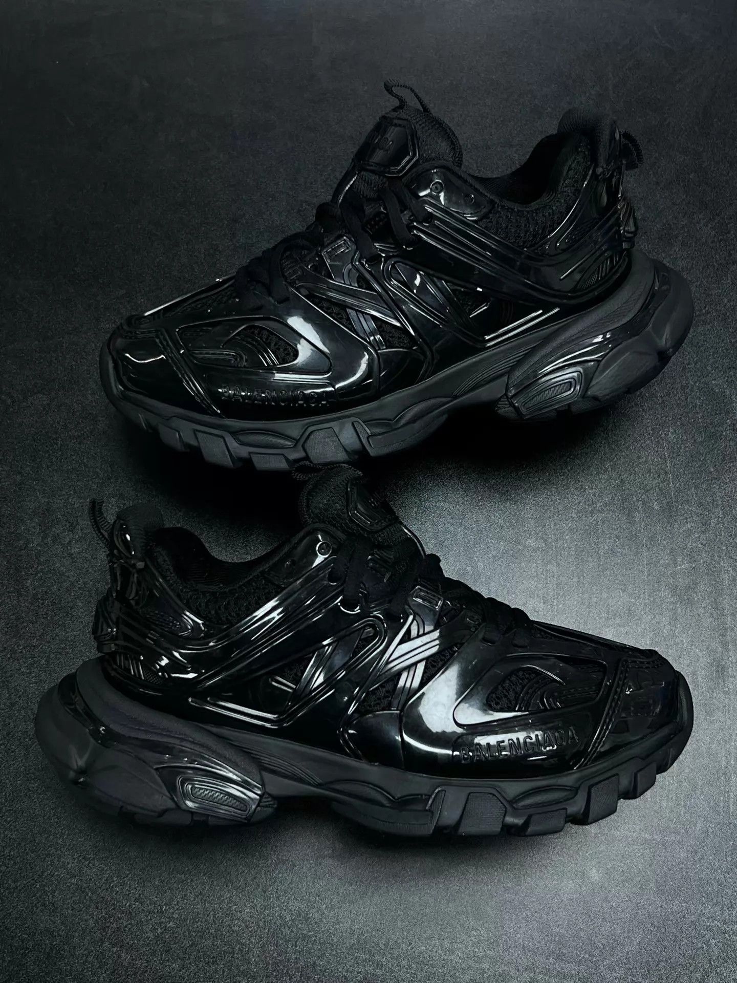 Balenciaga Balenciaga Track Black Patent Leather Wmns 35 Worn 1x Mint Size US 4.5 / IT 34.5 - 5 Thumbnail