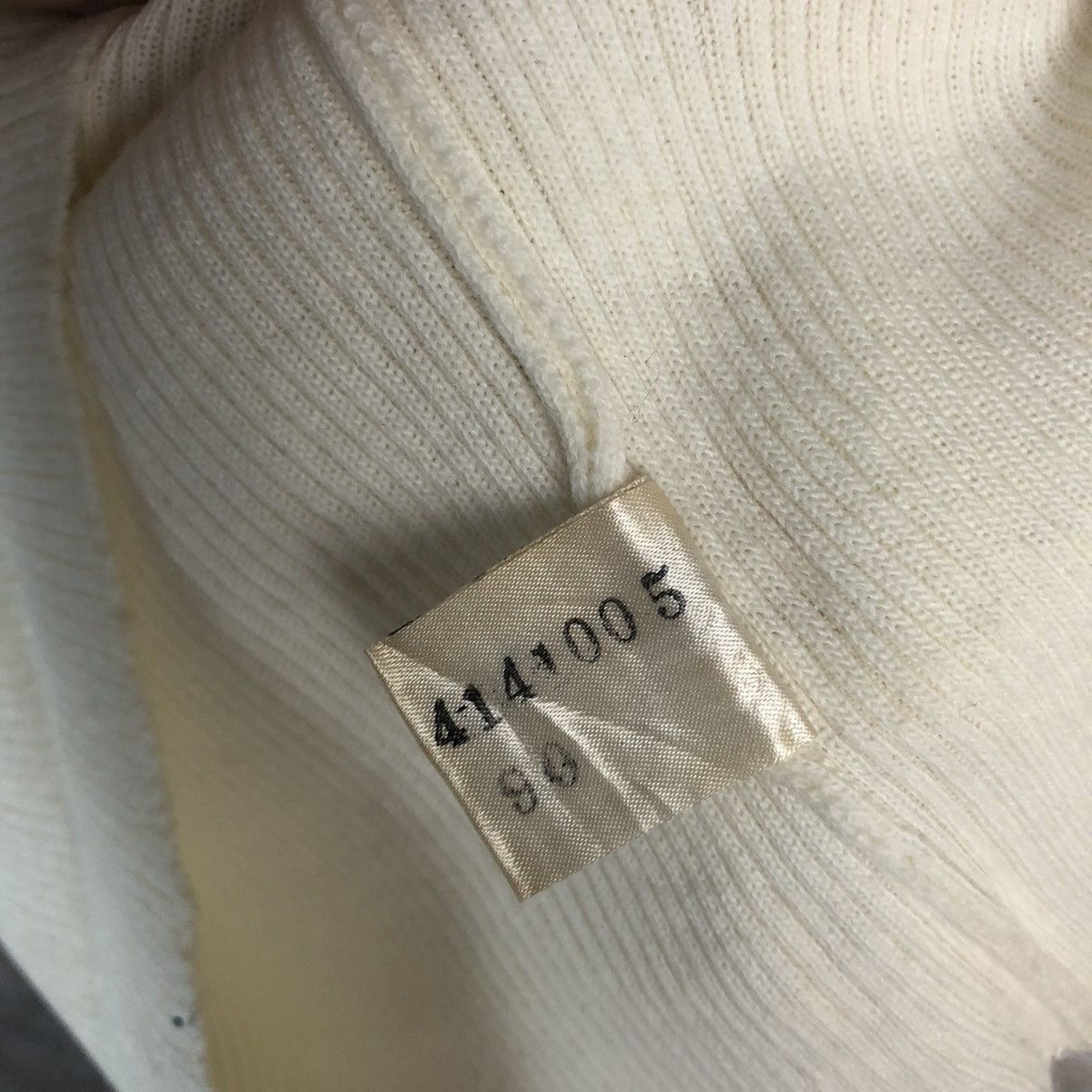 Homespun Knitwear × Japanese Brand Hamina White Knitwear cardigan vintage japan #A921 Size M / US 6-8 / IT 42-44 - 11 Thumbnail