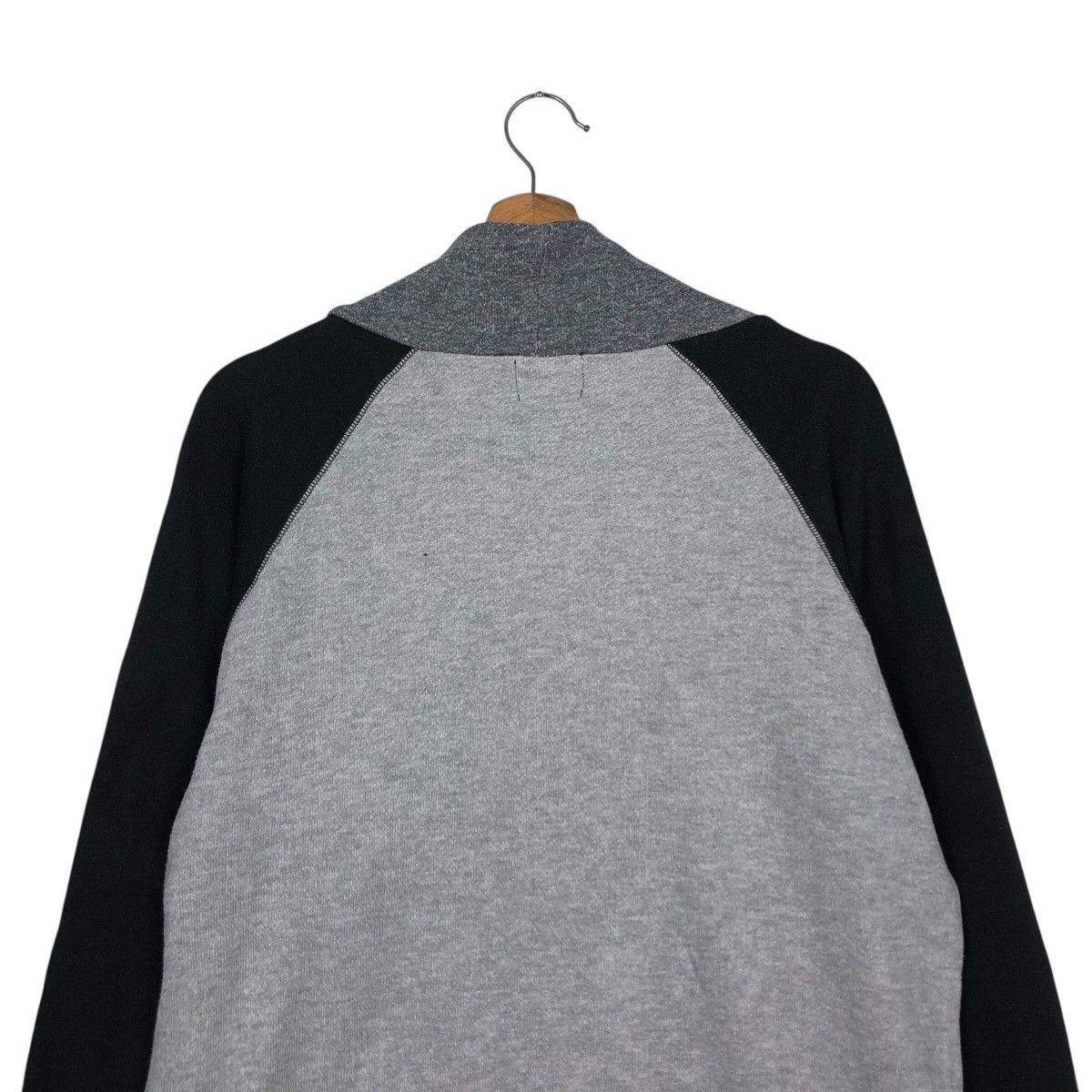 Hysteric Glamour 📌Rich Grey Two Tone Hoodie Pull Over Biker Gym Master Size US L / EU 52-54 / 3 - 10 Thumbnail