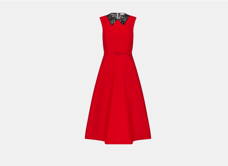 Dior Dior Red Pleated Dress for Women in Size M . | Grailed