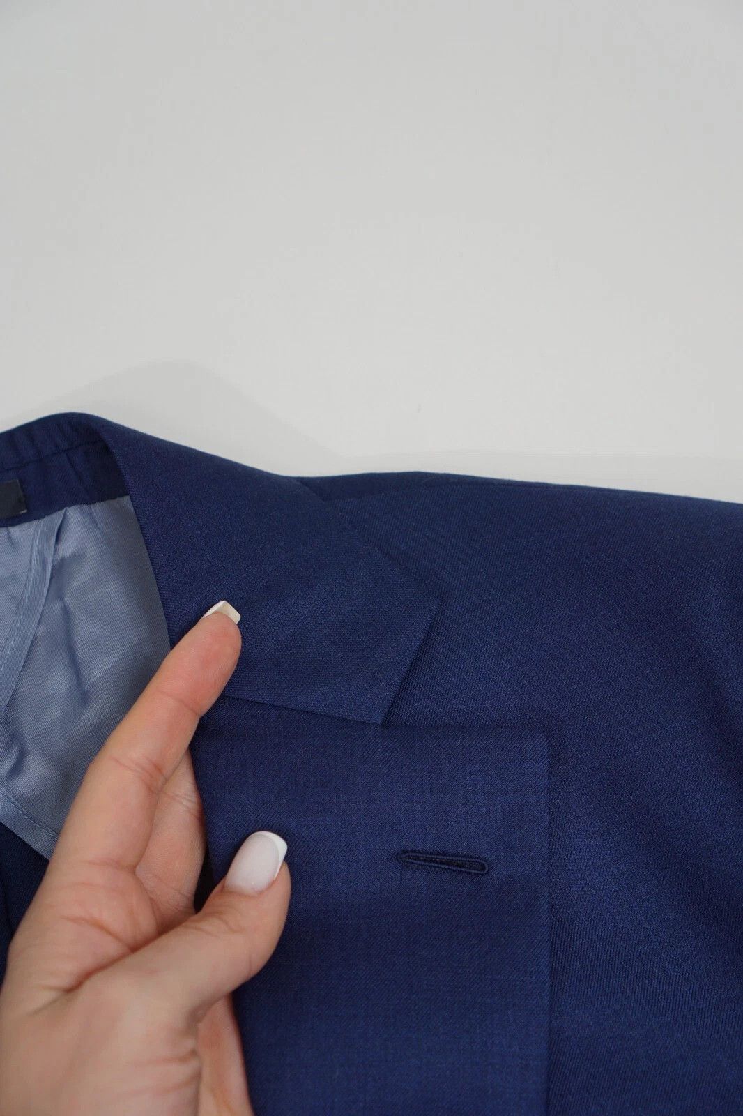Suitsupply Men Suitsupply Blazer La Spalla Navy Vitale Barberis US40 Size 40R - 4 Thumbnail