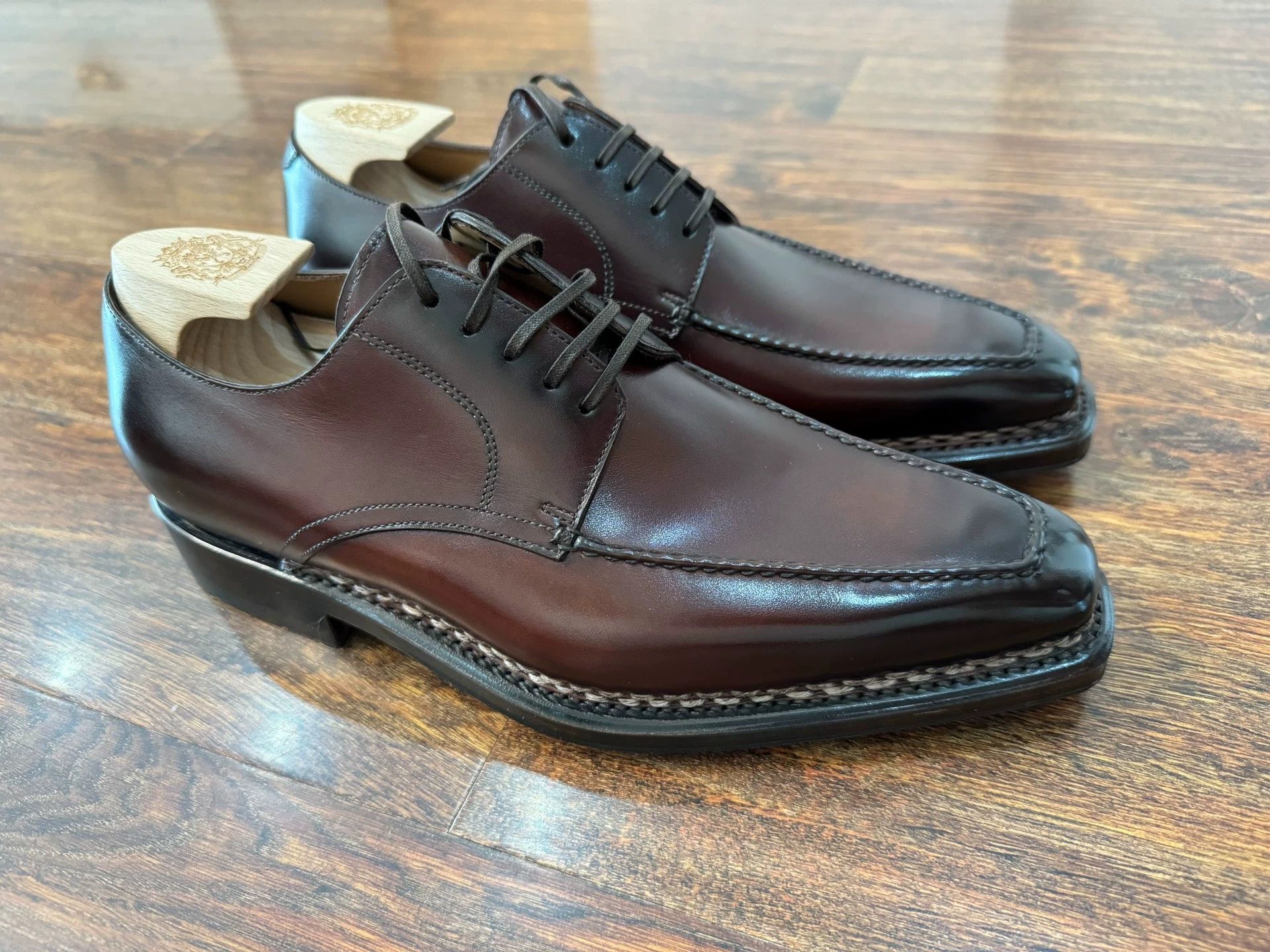 Other Paolo Scafora 5E U-T Derby HalfN UK6.5 40 Pos Brown Size US 7 / EU 40 - 4 Thumbnail