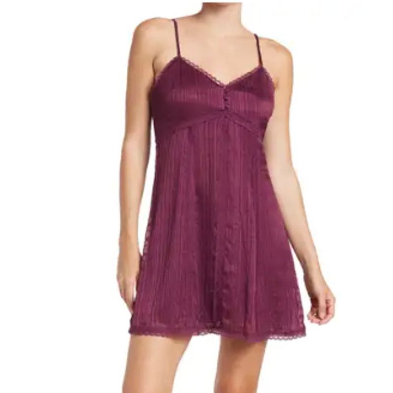 Alice + Olivia Alice + Olivia Genevieve Spaghetti Strap Dress Boysnberry Size L / US 10 / IT 46 - 1 Thumbnail