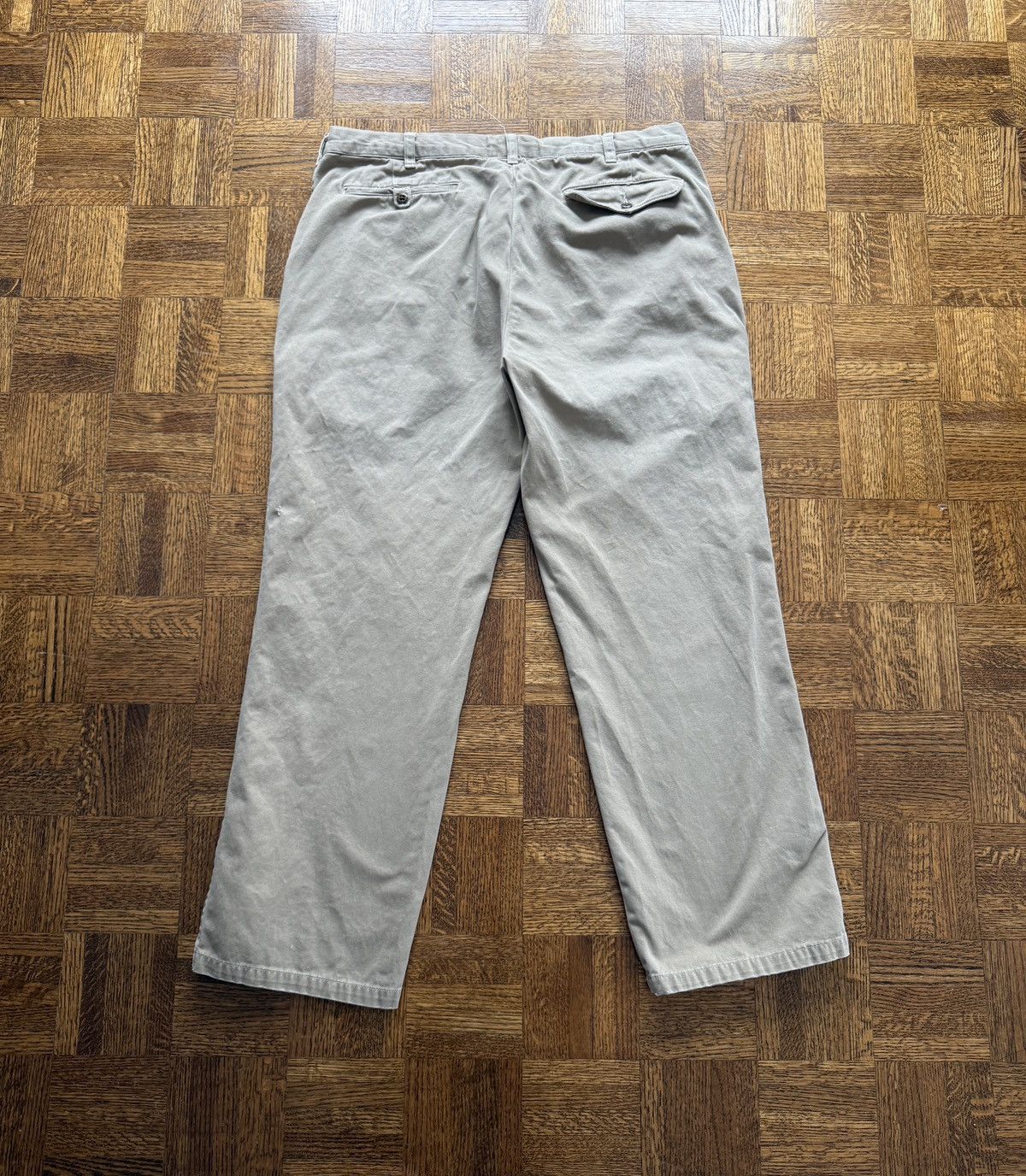 Polo Ralph Lauren Vintage Polo Ralph Lauren GI Fit Military Chino Trousers Size US 35 - 2 Thumbnail