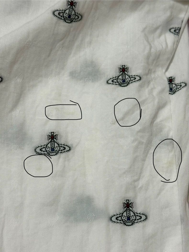 Vivienne Westwood Vivienne Westwood Red butterfly button shirt Saturn embroi Size M / US 6-8 / IT 42-44 - 5 Thumbnail