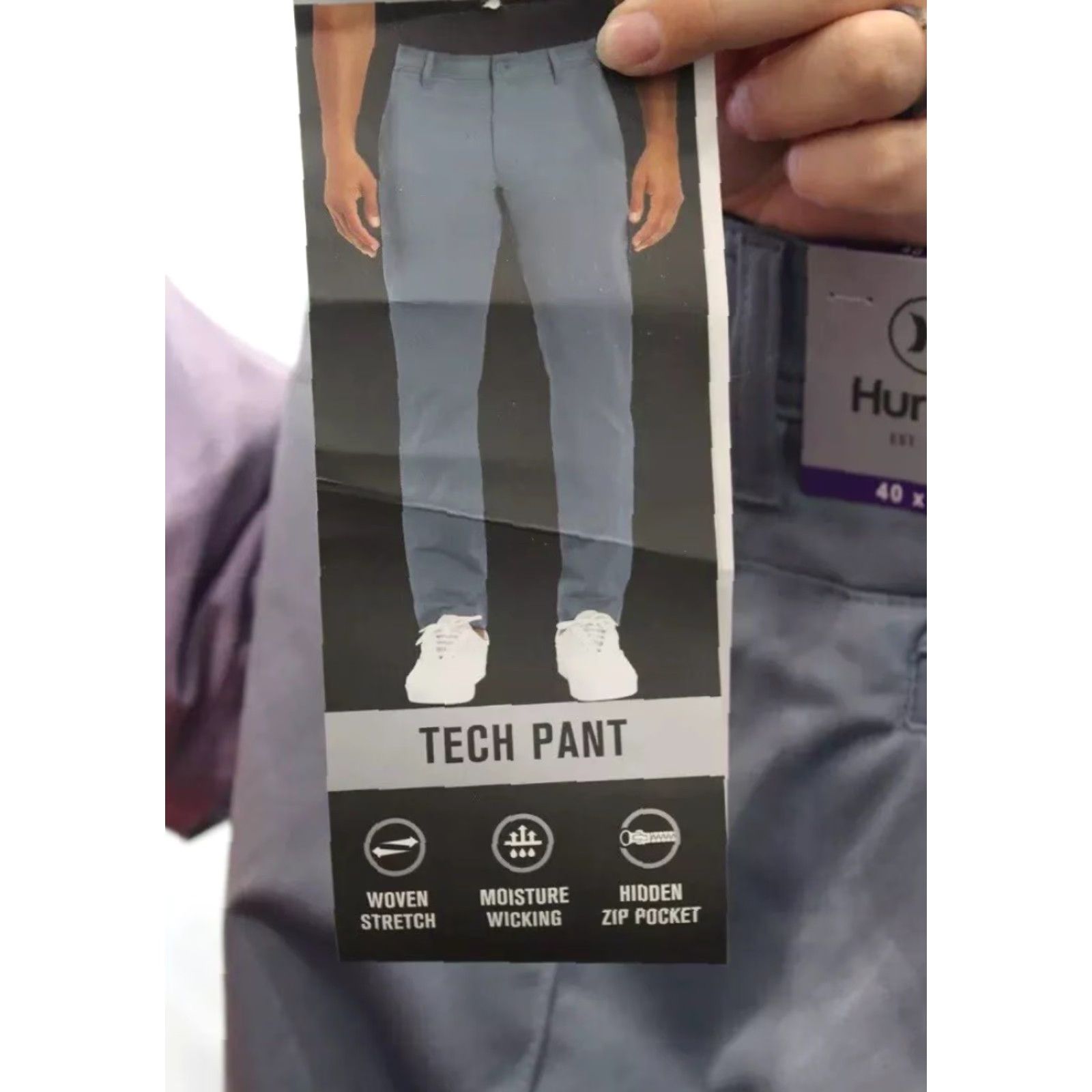 Hurley **Hurley Men's Steel Blue Straight Chino Pants 40x32** User: **Hurley Men's Steel Blue Straight Chino Pants Size 40x32** Size US 40 / EU 56 - 3 Thumbnail