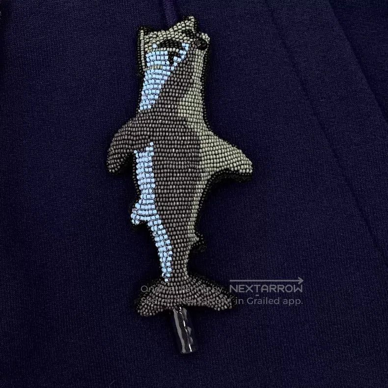 Louis Vuitton Louis Vuitton Navy Blue Shark Beaded Cotton Hooded Drawstr Size US M / EU 48-50 / 2 - 6 Thumbnail