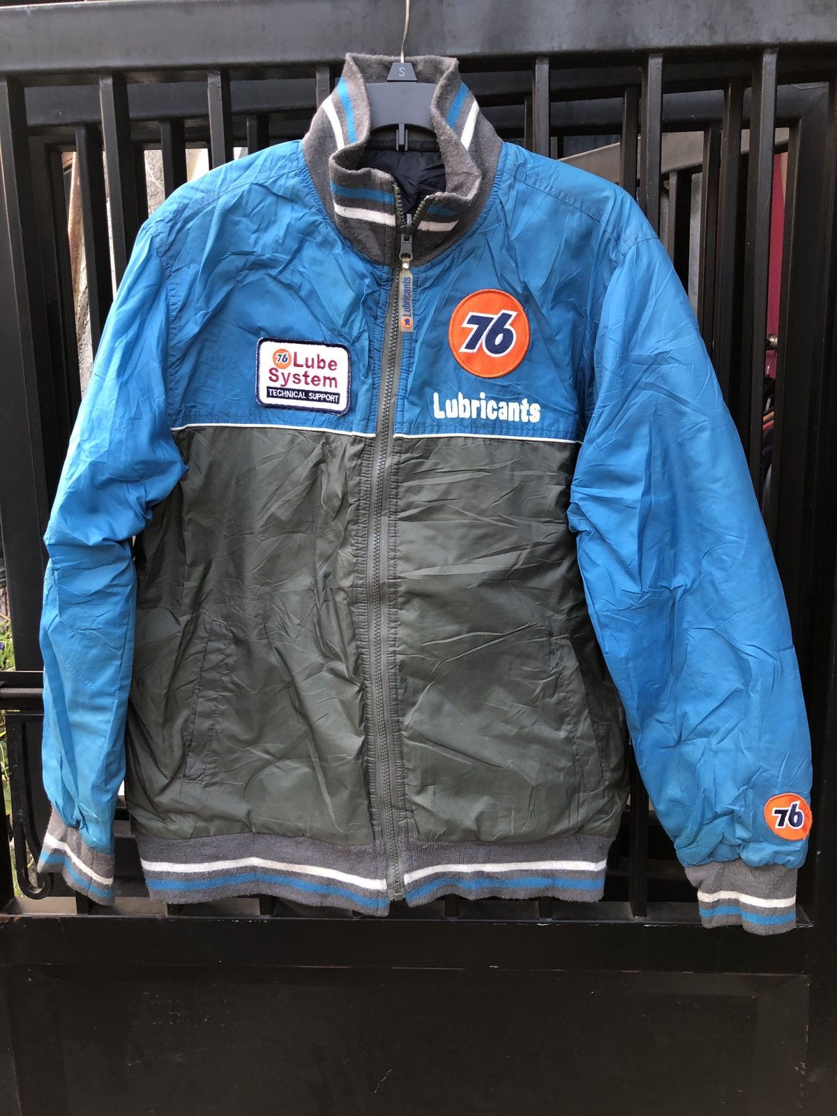 Union LA × Vintage VTG RIVERSIBEL JACKET 76 LUBRICANTS PATCHES Size US M / EU 48-50 / 2 - 1 Thumbnail